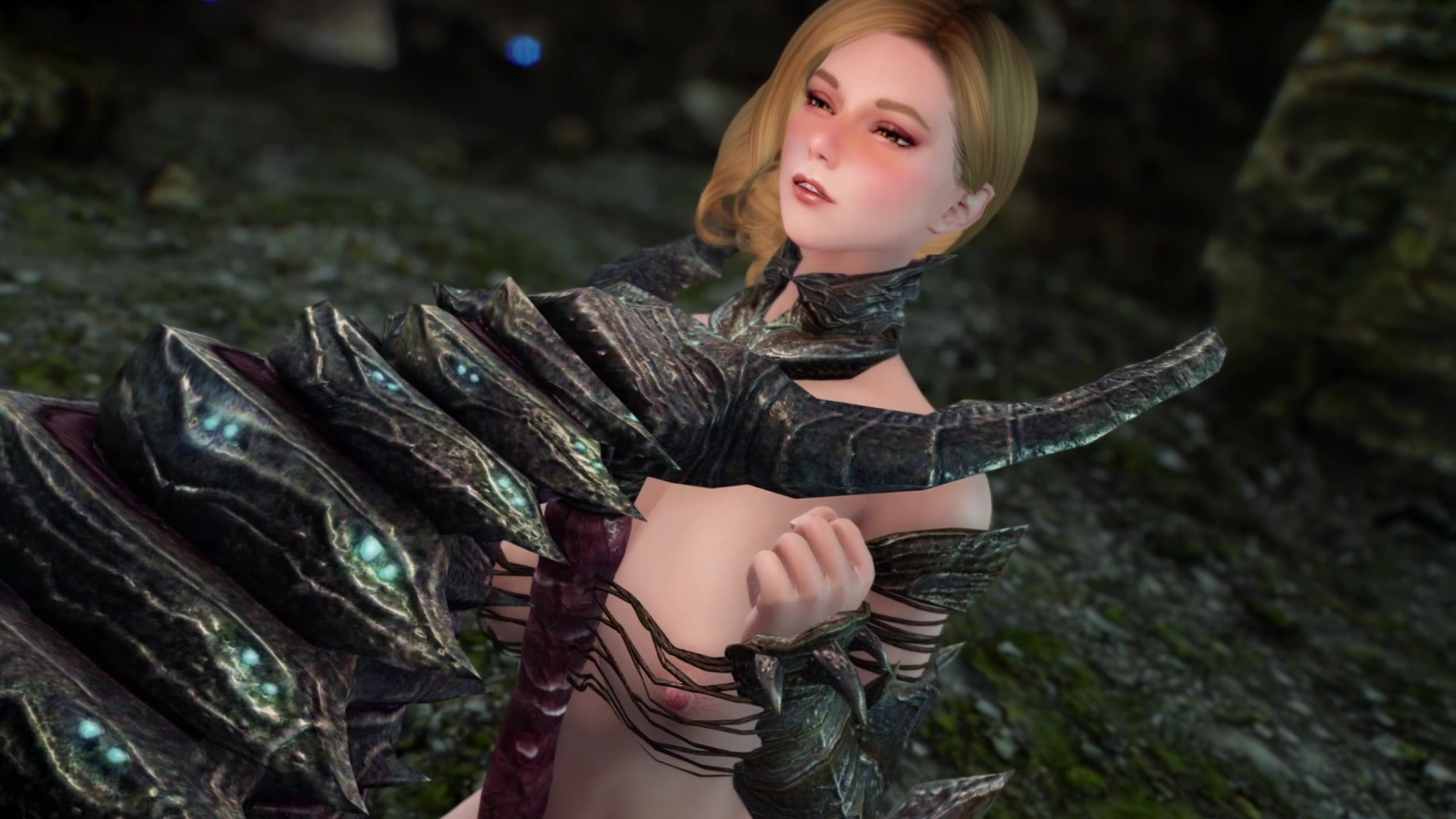 被触手抓住并受孕：扶她女学生h