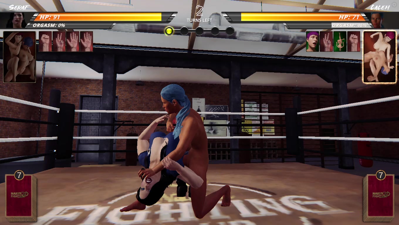 Seraf vs laleh naked fighter 3d