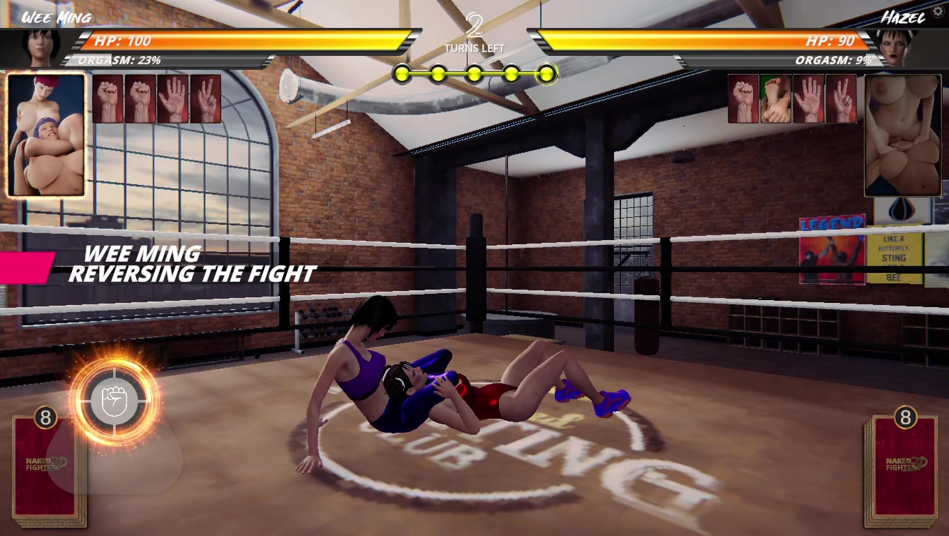 Naked fighter 3d wee ming hazel futanari tentacle ecchi