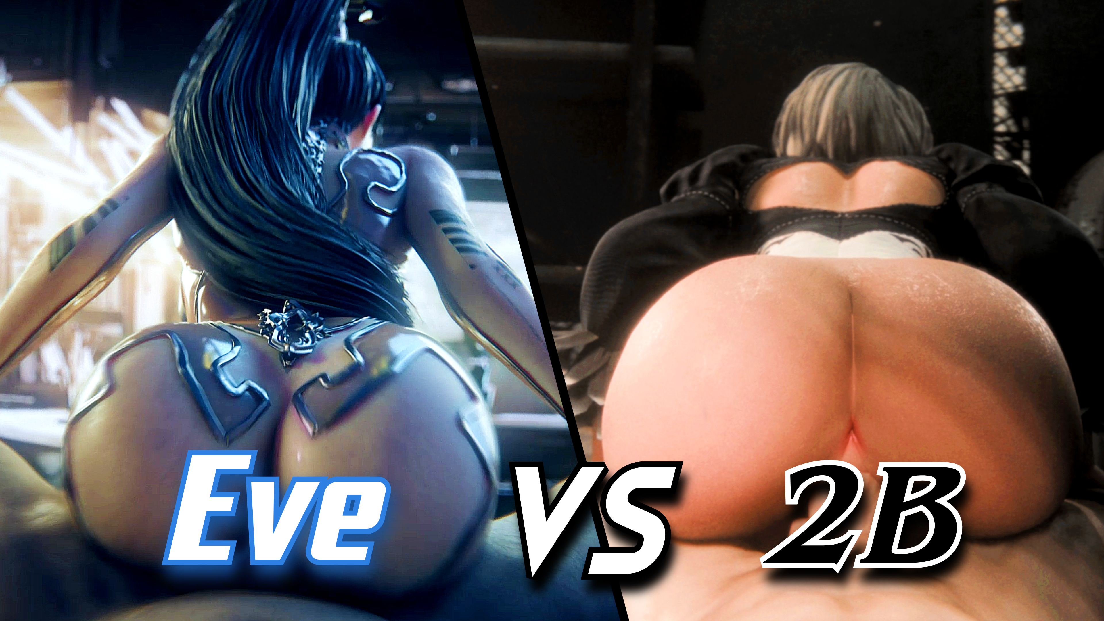 Eve vs 2b futanari tentakel hmv