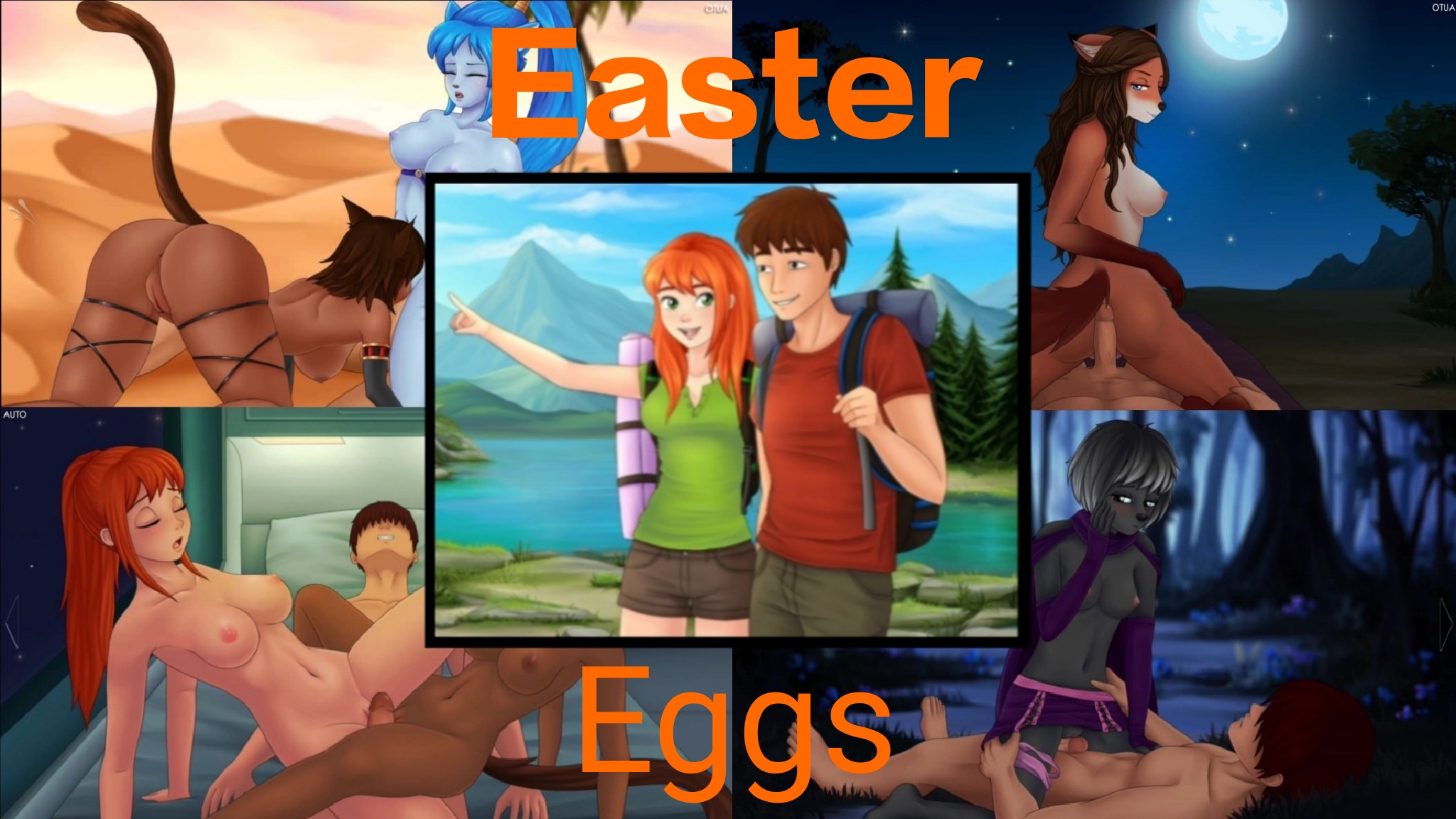 альтернативный хarem-финал пасхи в space paws и сцены с тентаклями-...