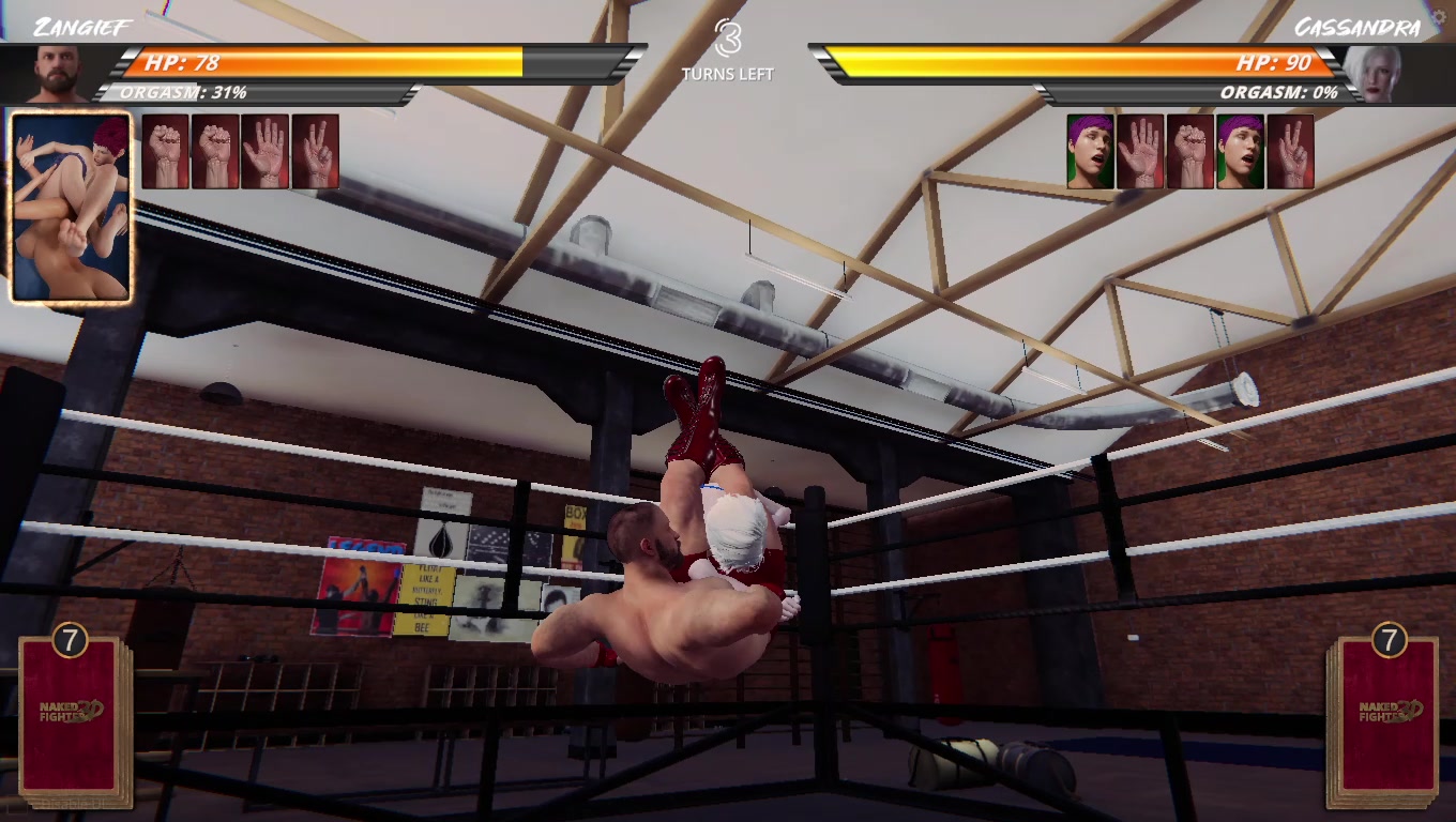 Naked fighter 3d: zangief battles cassandra
