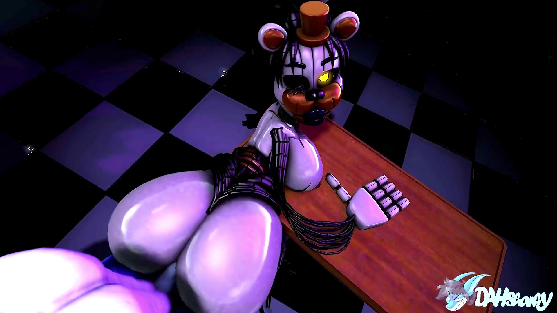 熔融弗莱迪从后干女性