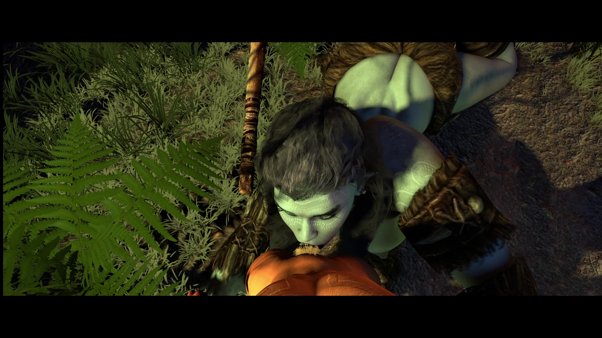 カジートが巨大な女からオーラルを受ける