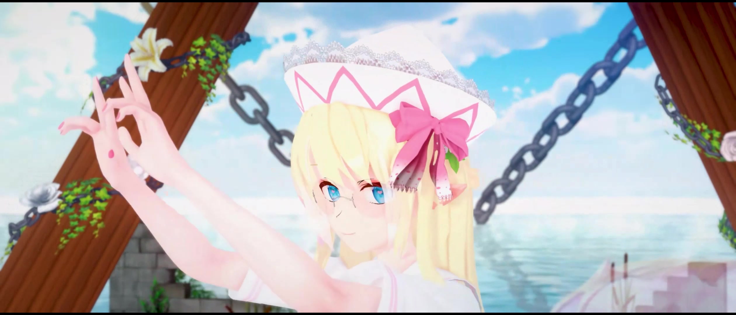 ユーカリ・リリーホワイトの触手ダンス