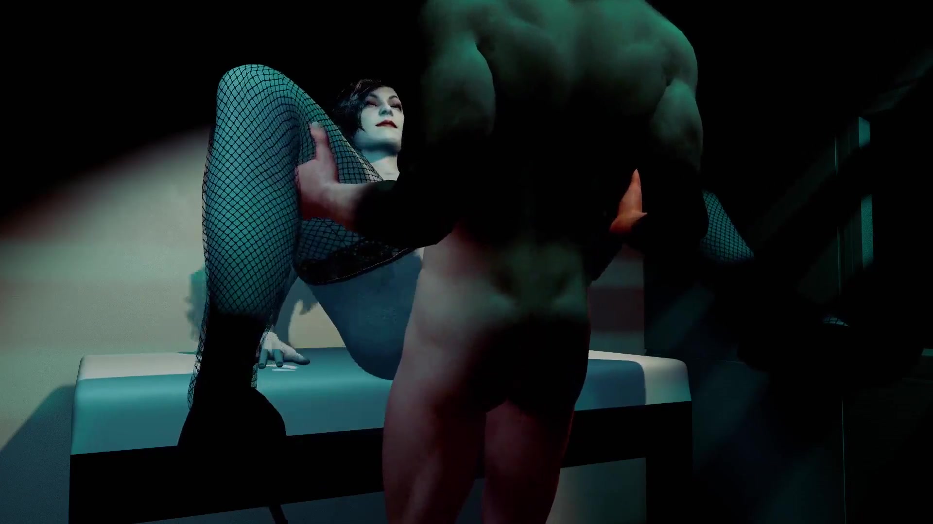 альсина димитреску в миссионерской позе с горячим вампирским соблаз...