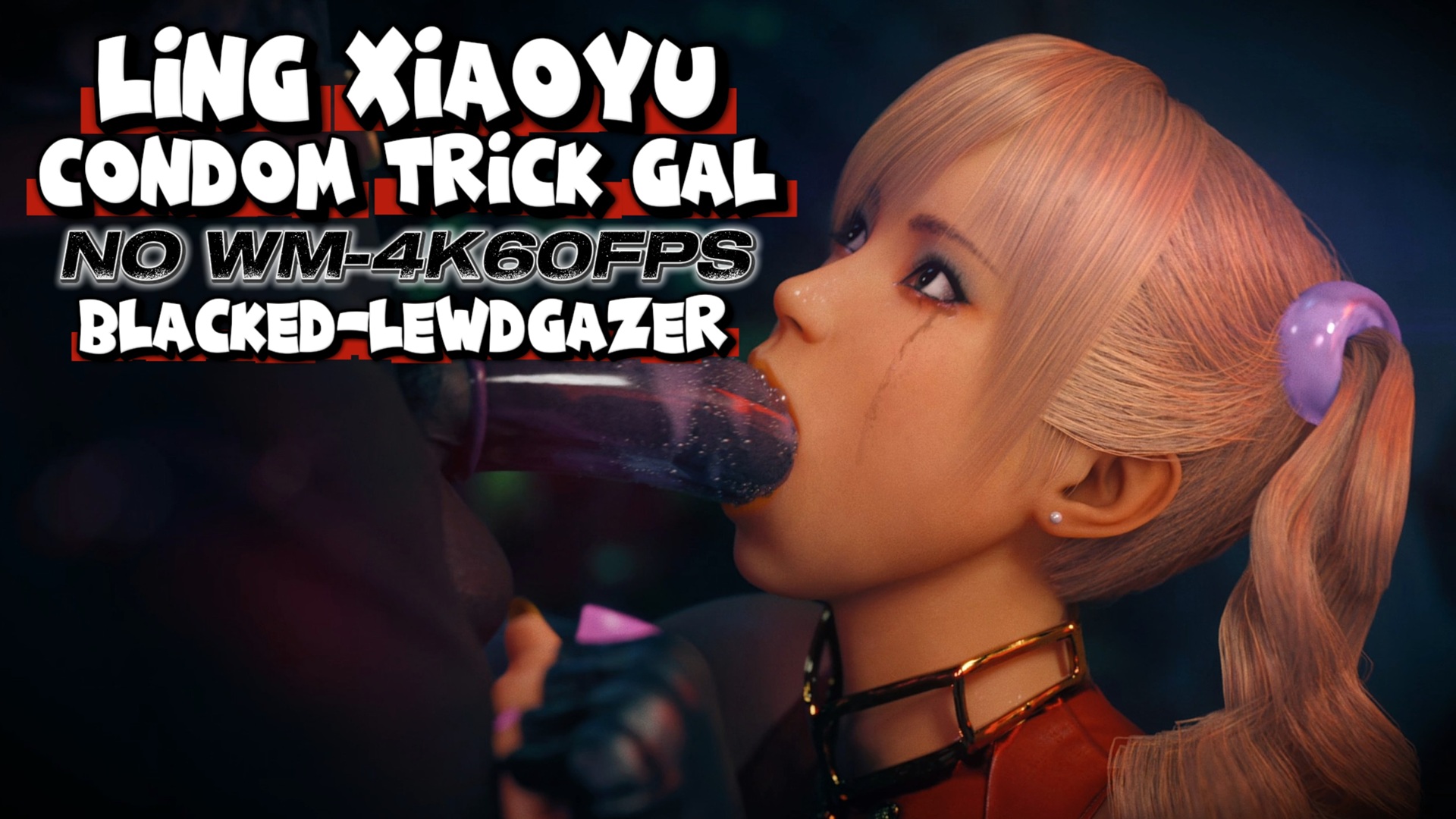 Schwarzhaarige xiaoyu zieht kondom-trick in lewdgazers 4k60fps-futa...