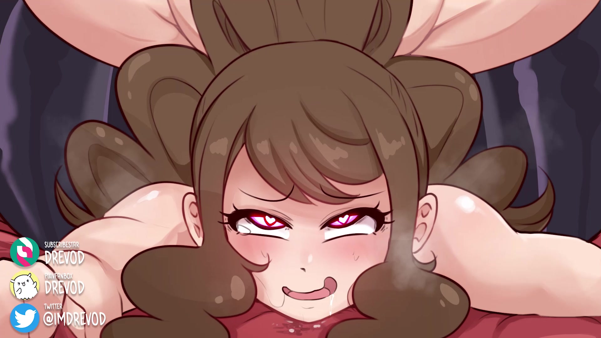 Sexy pokémon-waifu hilda in futanari-tentakel-ecchi-orgie gefangen