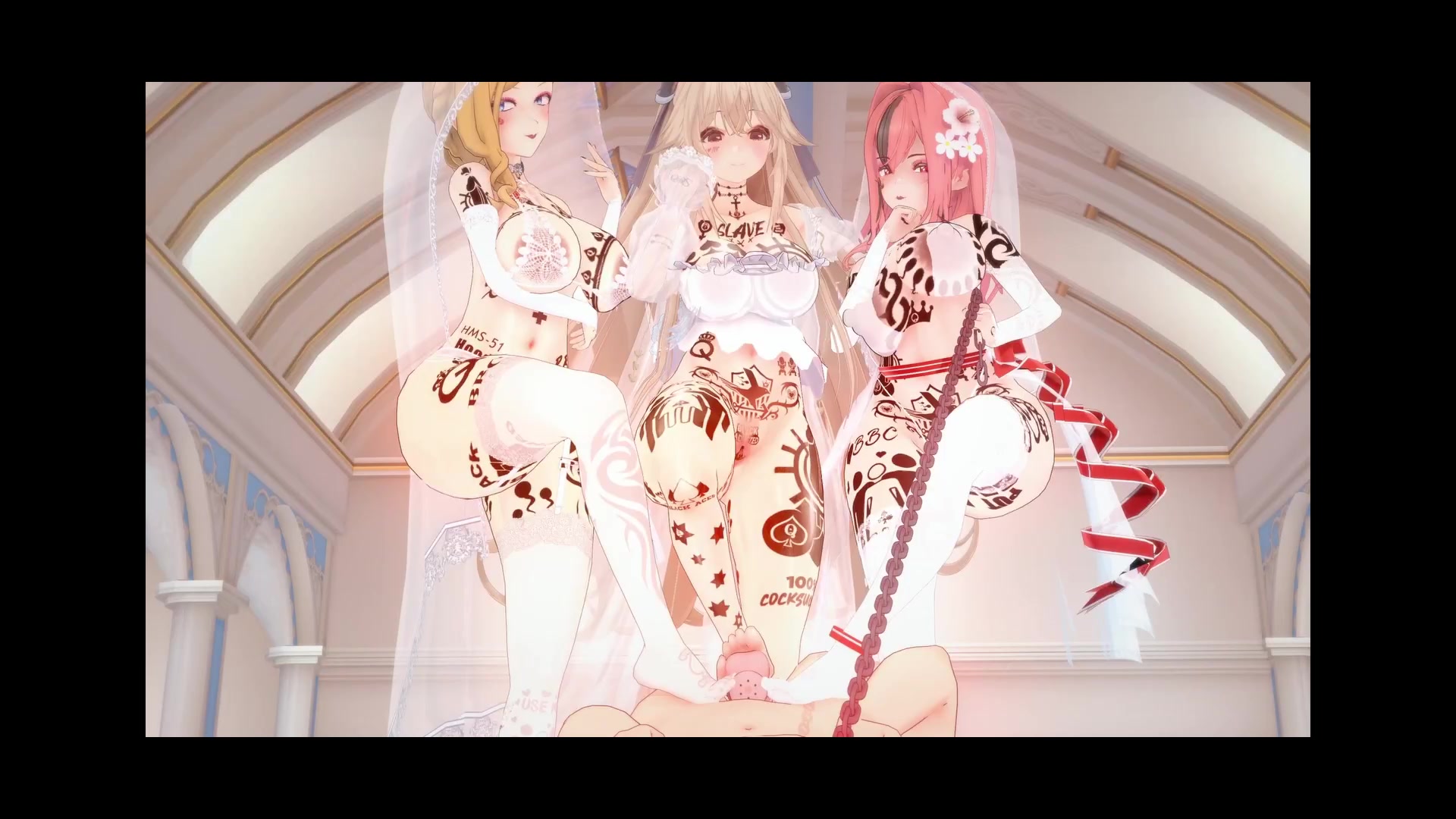 Königin von qos im schwarzen hochzeitskleid