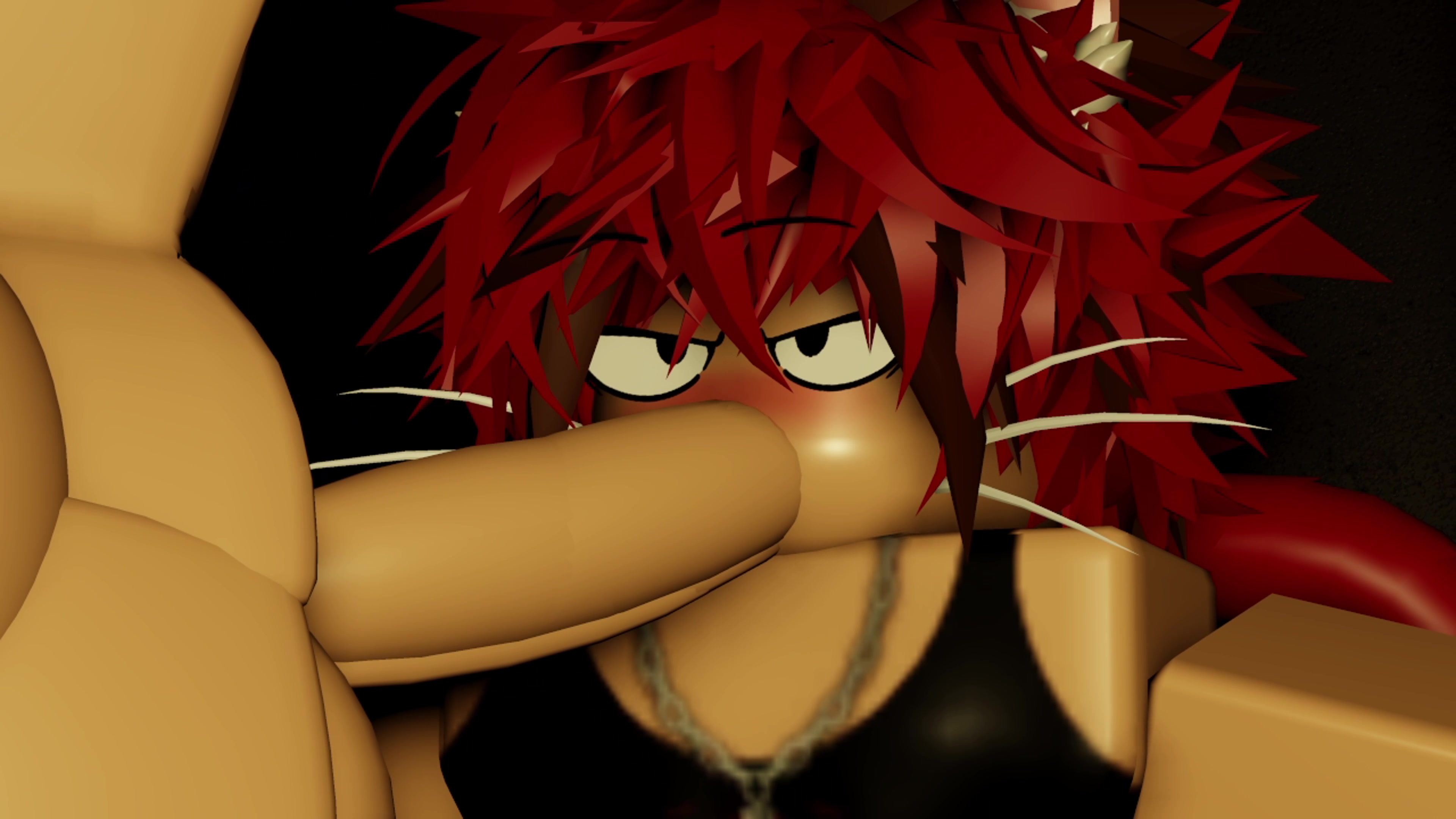 Sedução de uma puta gato-menino excitada