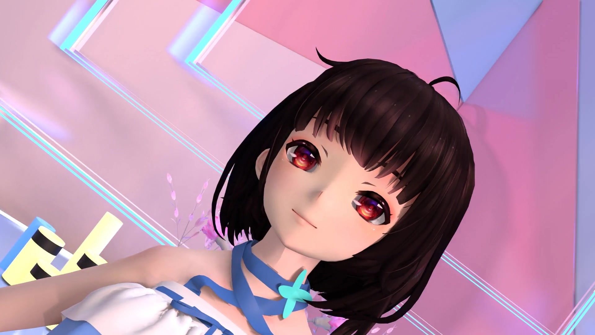 Kurze erotische wackelnde futanari-schulmädchen-tentakel