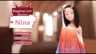 欲望の悪魔ニナはふたなり触手エッチで懇願する