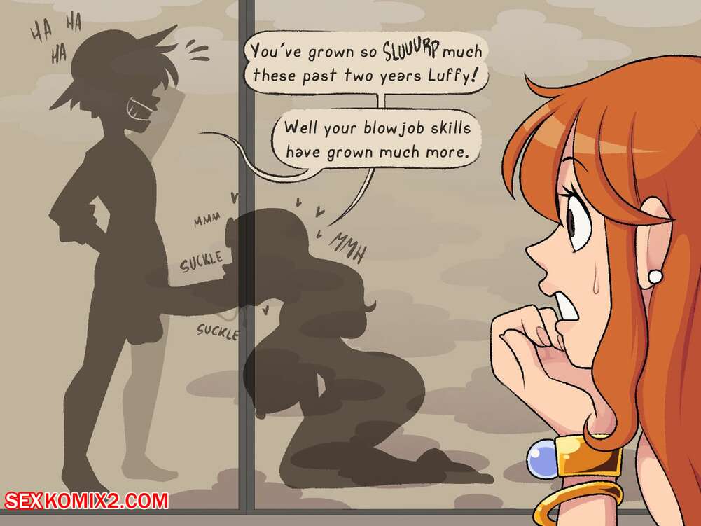 Quadrinho animado erótico com nami e robin