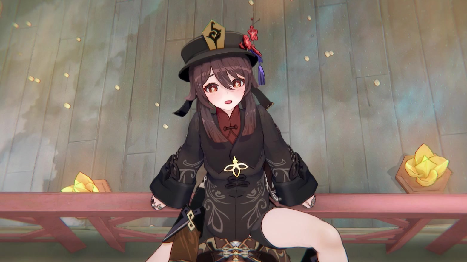 原神で胡桃と鍾離のエロティックな邂逅