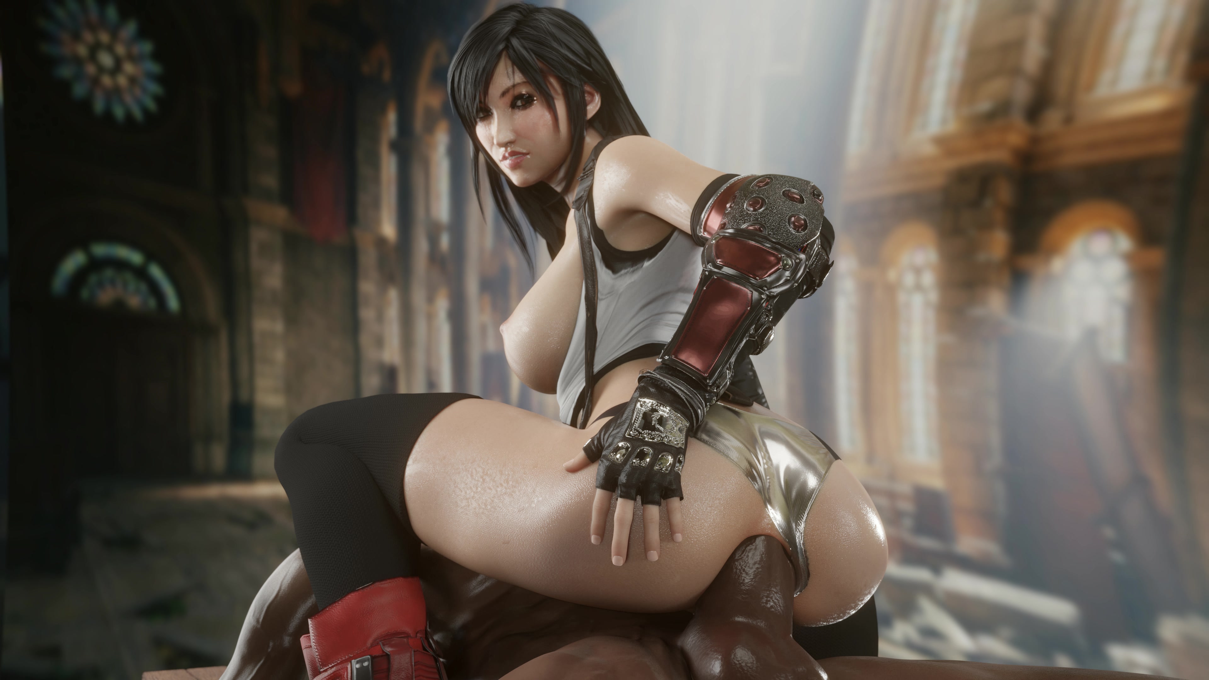 تيفا تركب بقناع شرجي بدقة 4k من spoks