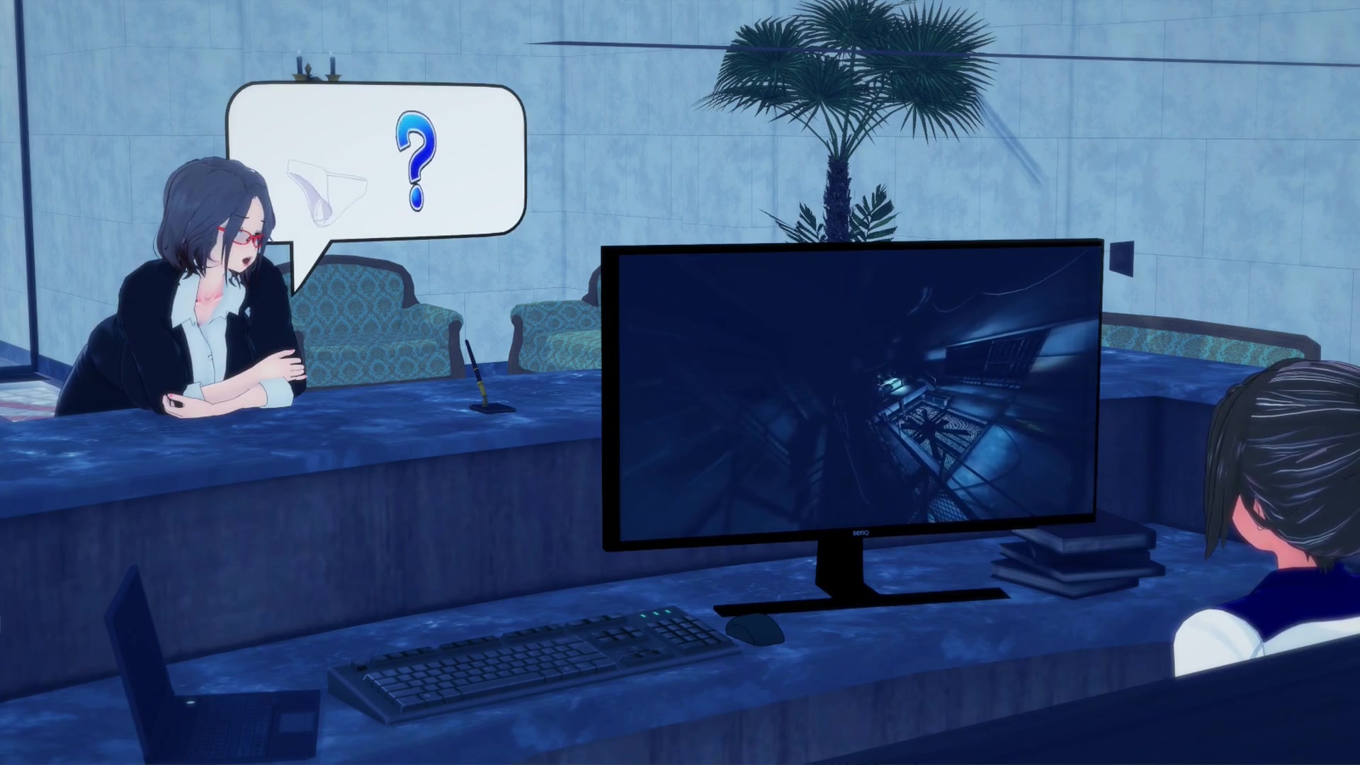 不专业的后果：女学生触手扶他里色情