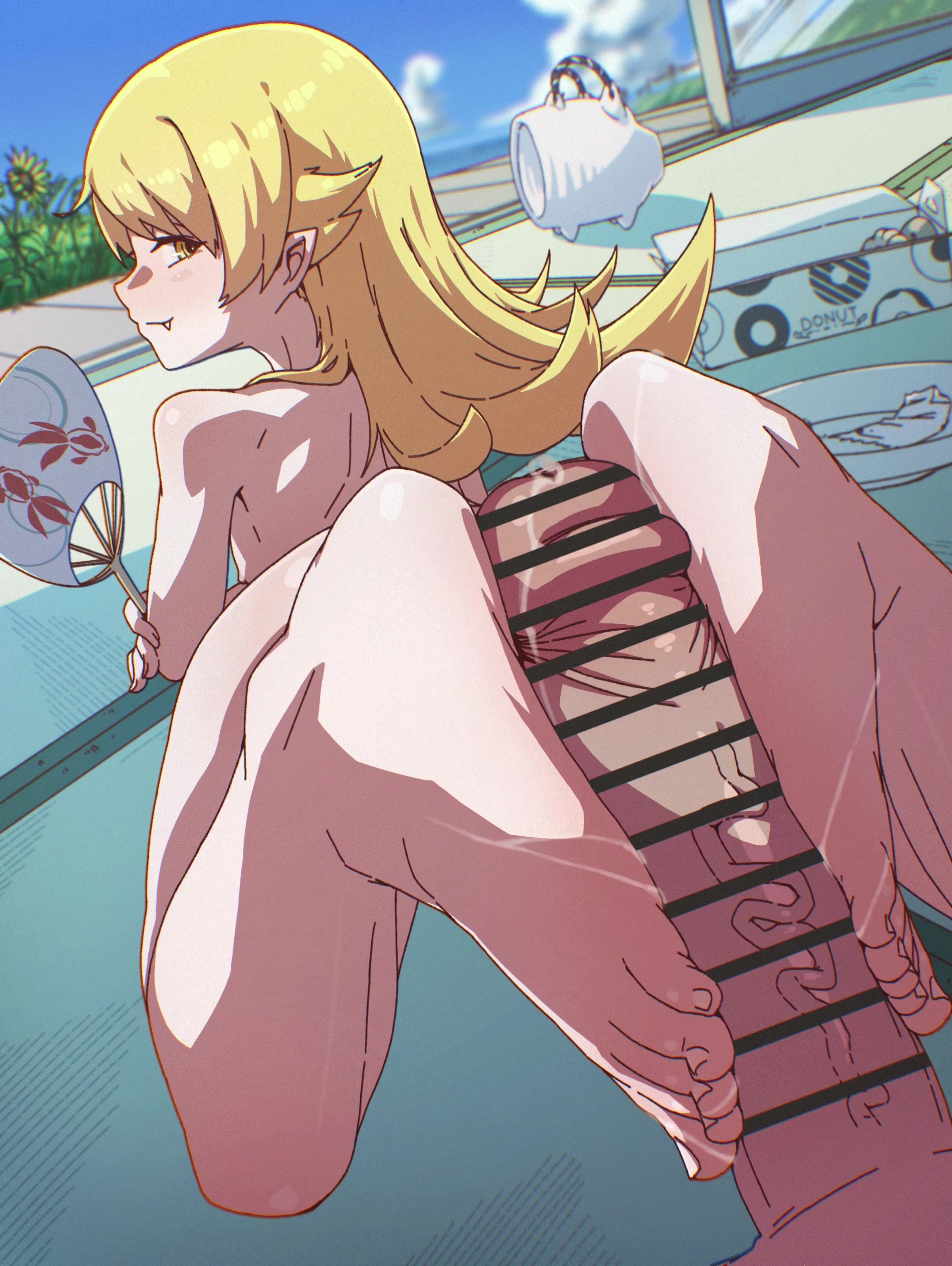 شينوبو أوشينو في باكيمونوغاتاري المشينة فونين غومي