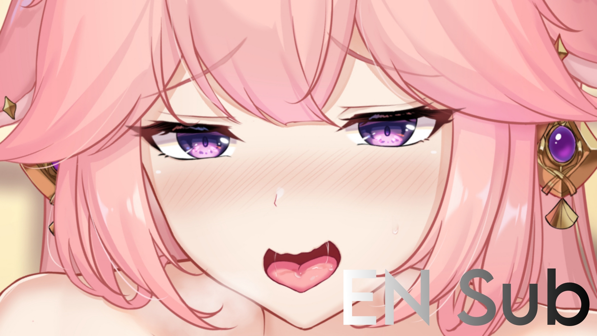 Yae miko futanari escena tentácula