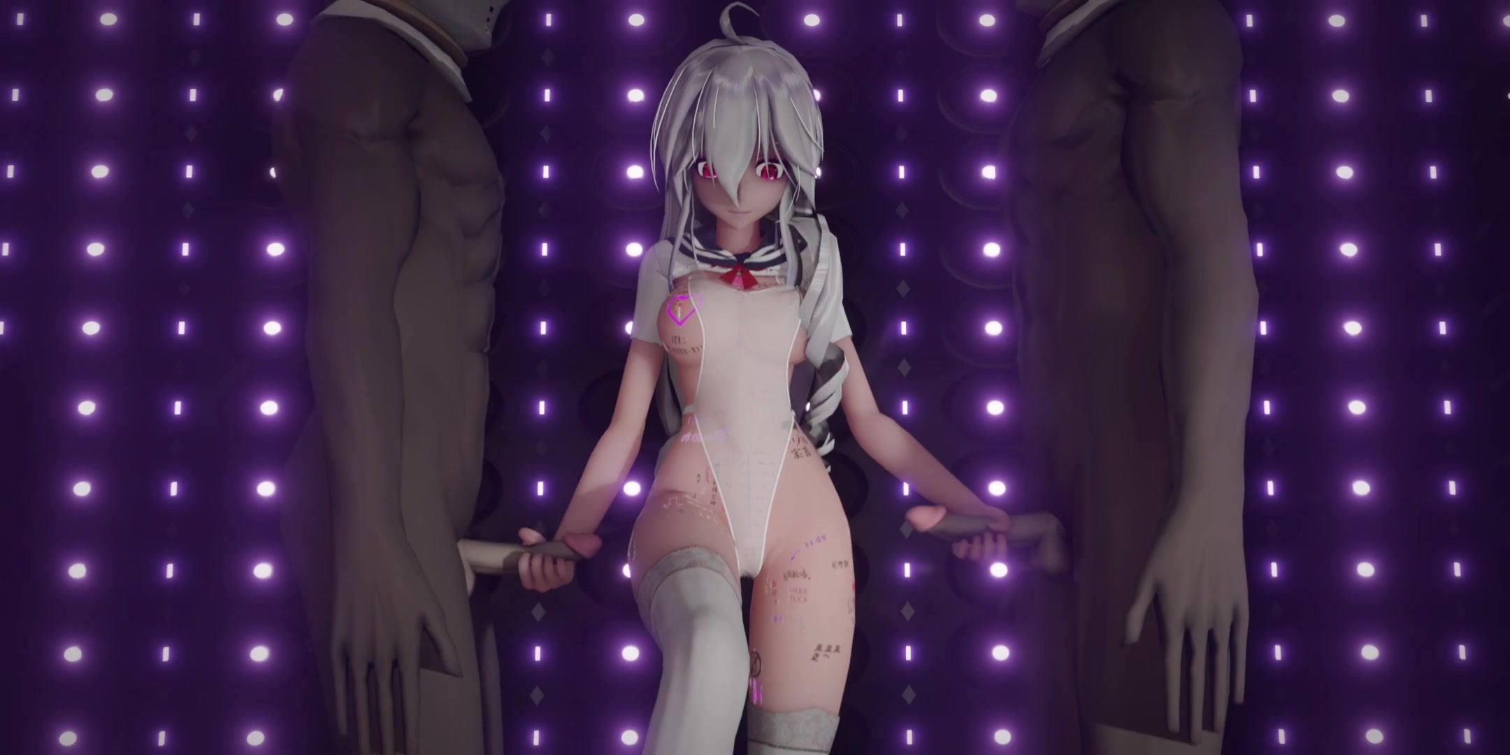 Pure schoolgirl tentacle futanari ecchi