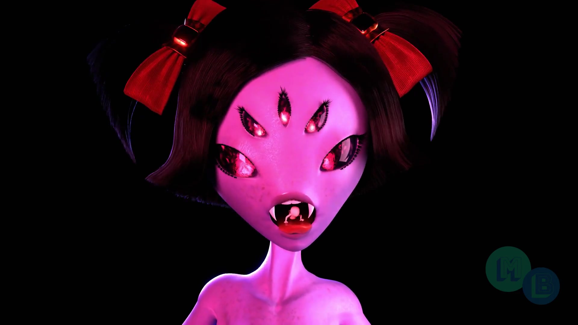 Oral vore: naughty schoolgirl tentacle futanari ecchi