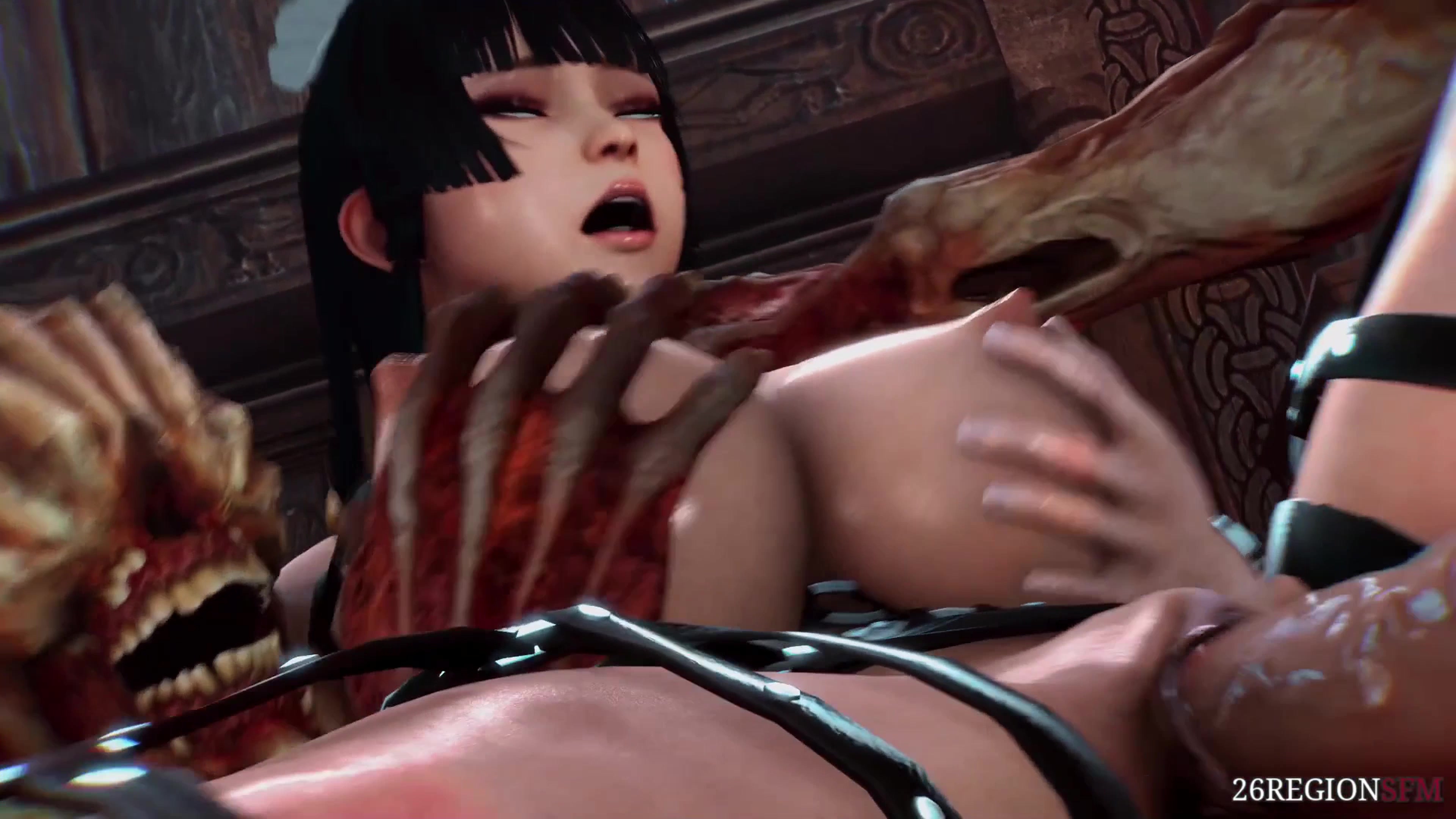 नयोटेंगू दासी तीव्र दोहरे प्रवेश में 4k 60fps