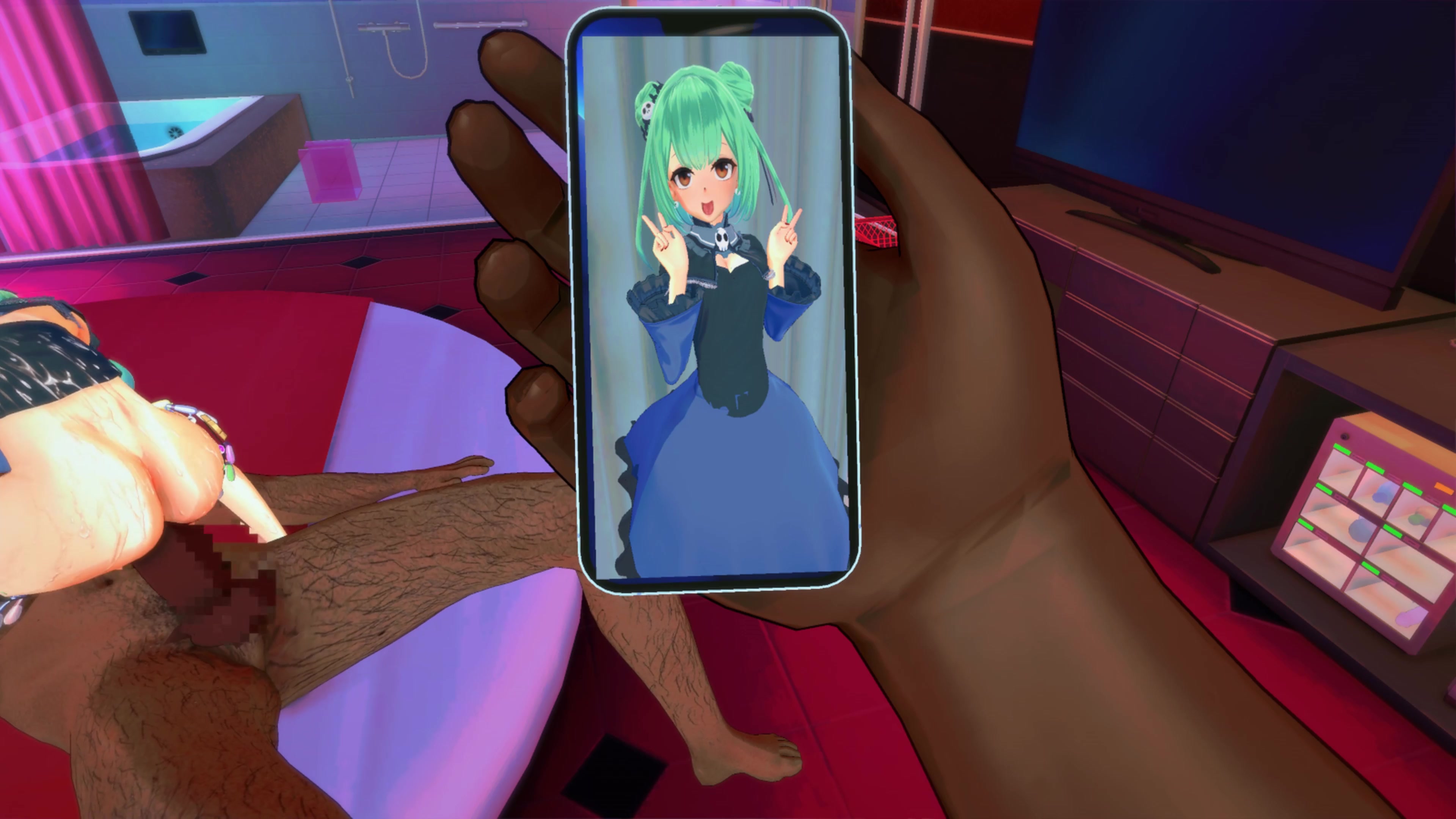 Hololive rushia tentacle futanari ecchi