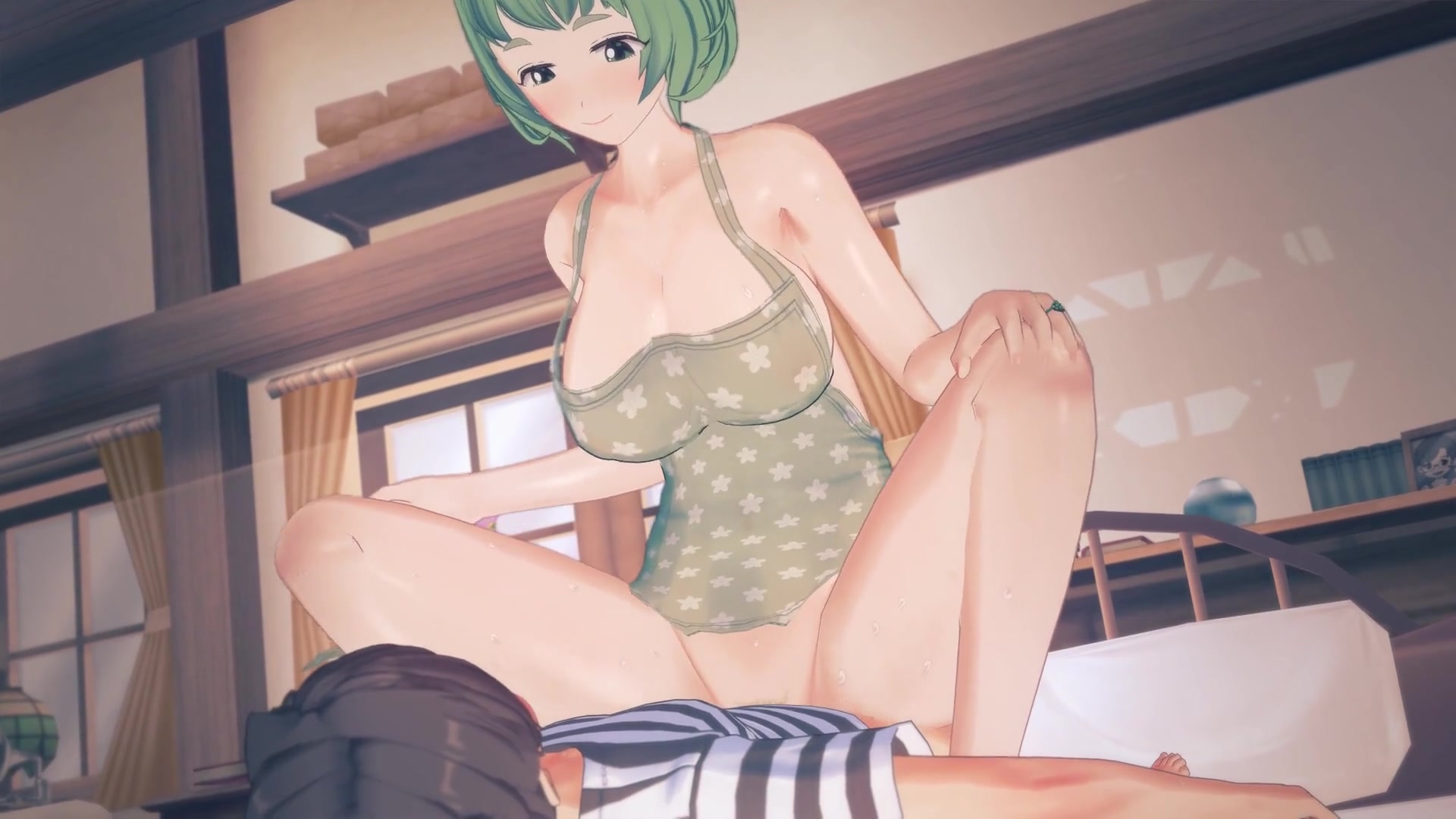 熱い触手ふたなり女子校生エッチ山女