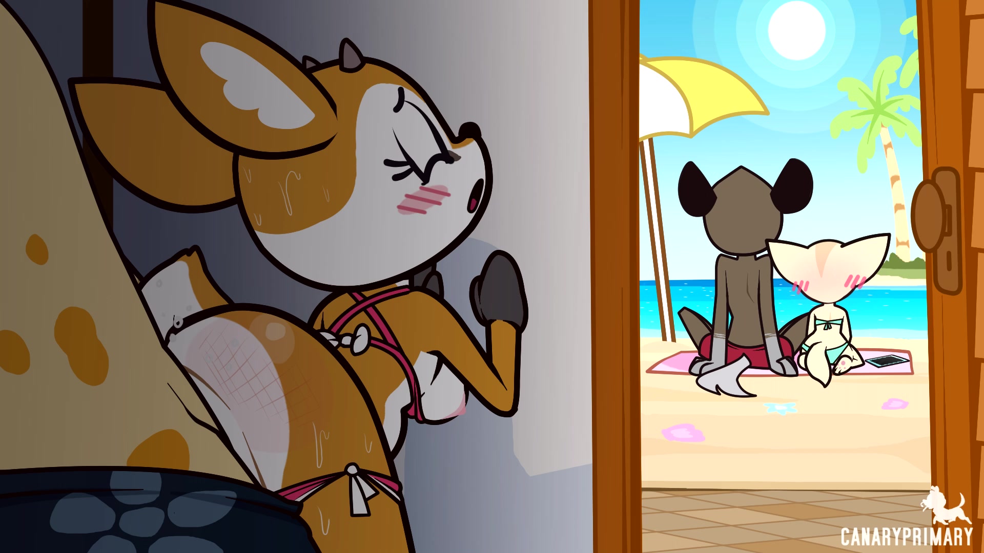 更衣室里的女学生色情场景