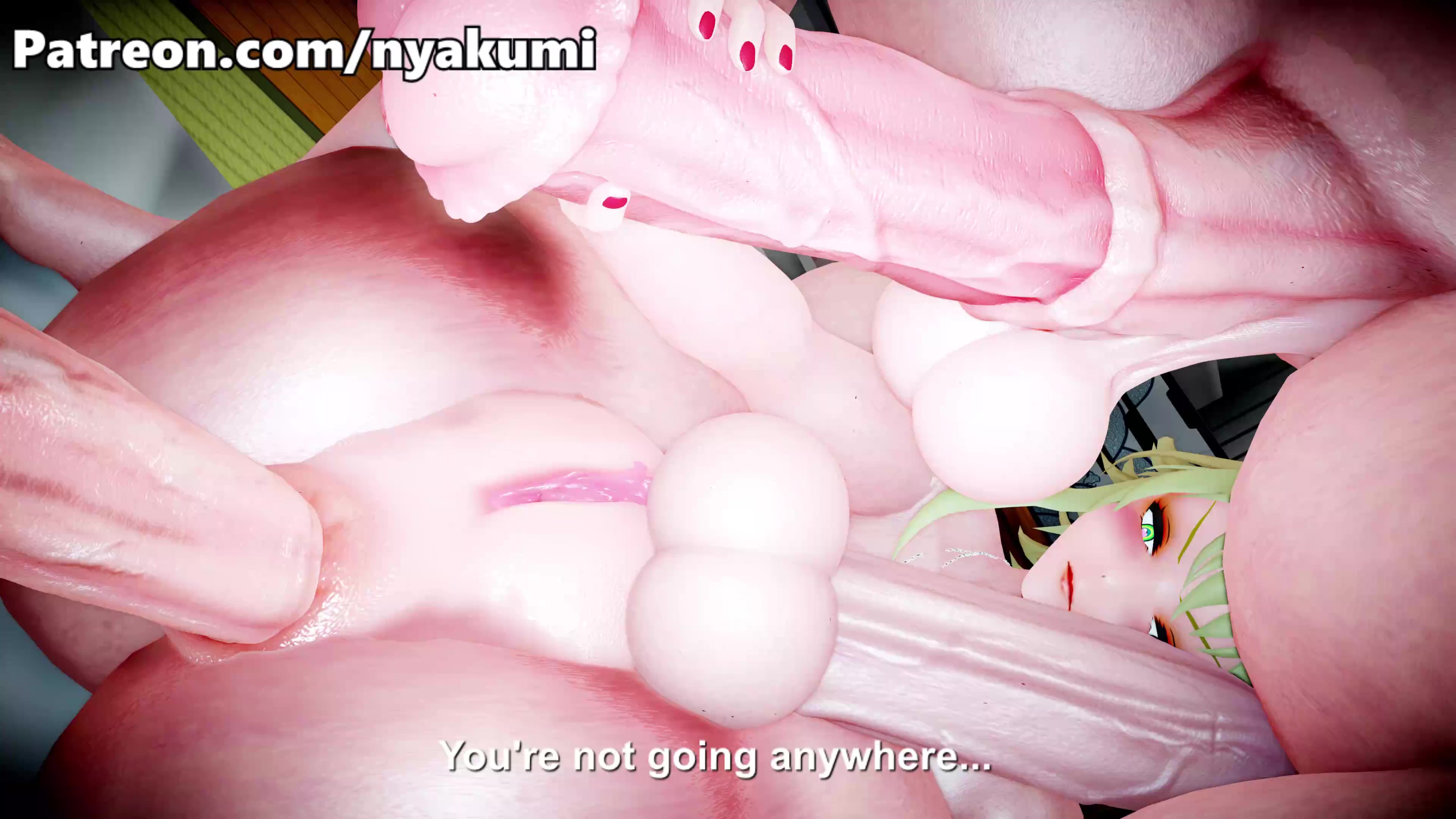 распутная футанари някуми в горячей подработке