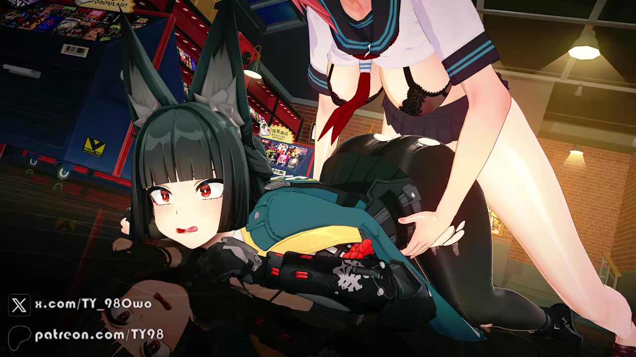 футасекс звук: мияби x янаги фута школьница щупальца