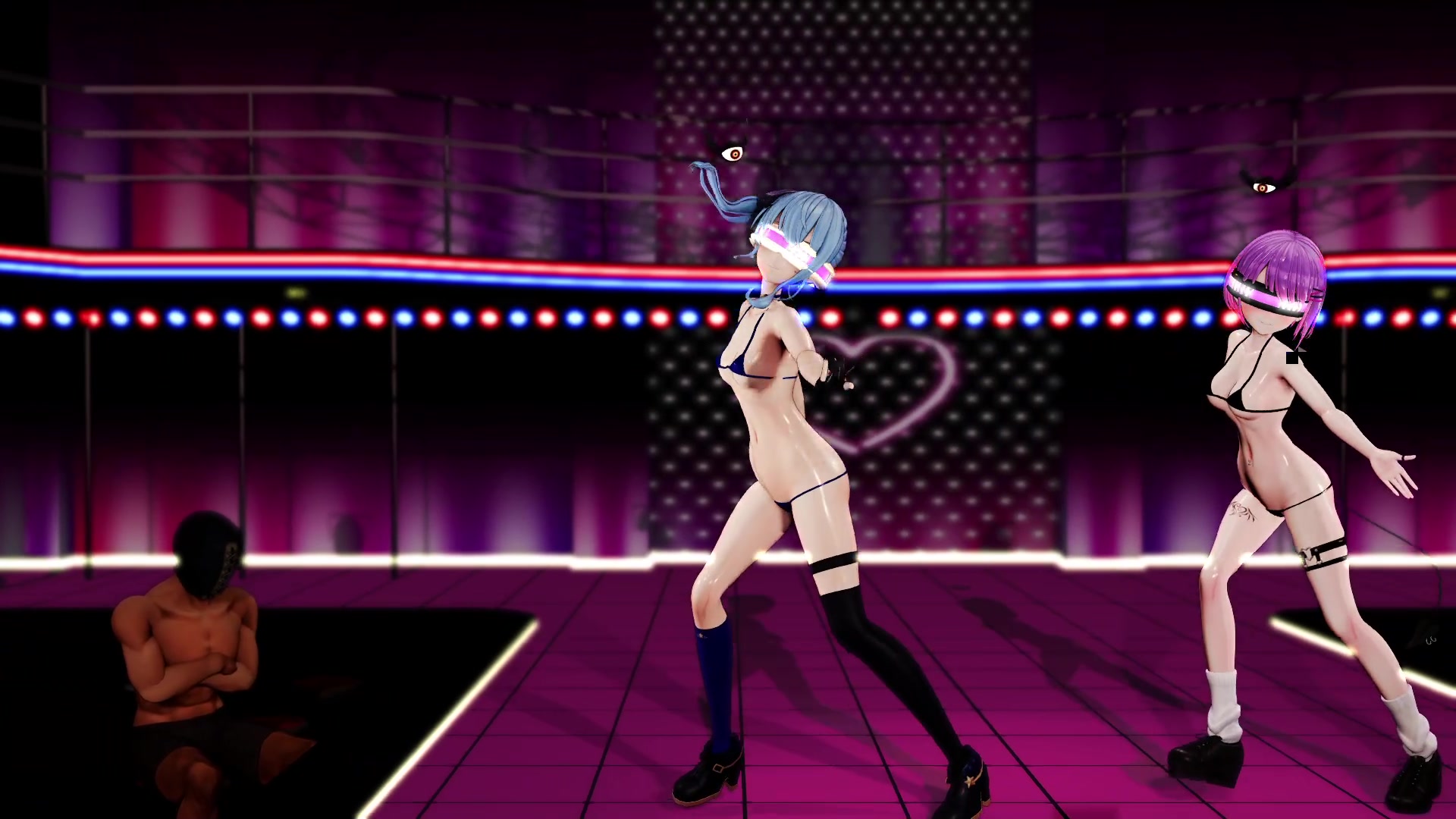 Baile tentáculo futanari erótico de suisei towa v