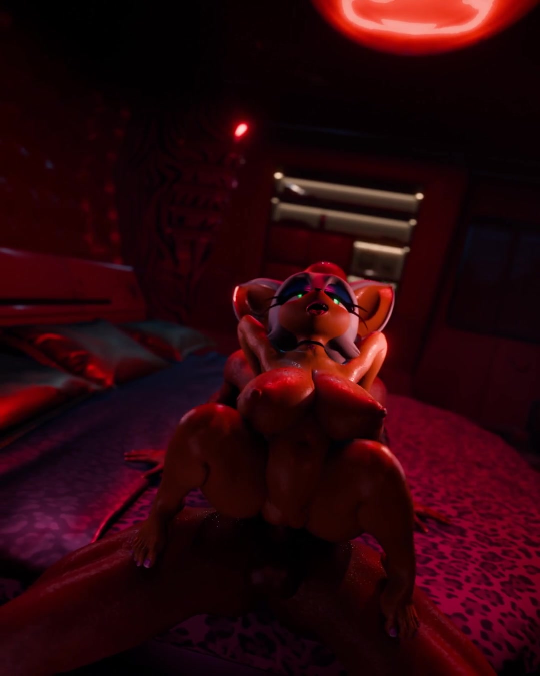 Rubia oscura montando tentáculo futanari ecchi