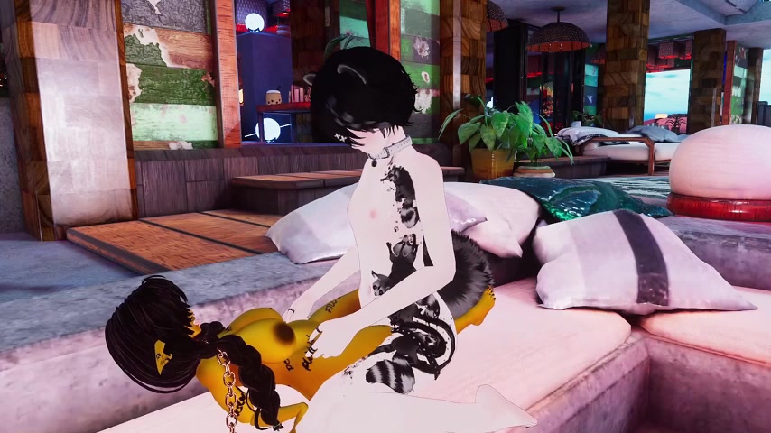 Fun with friend on vrchat