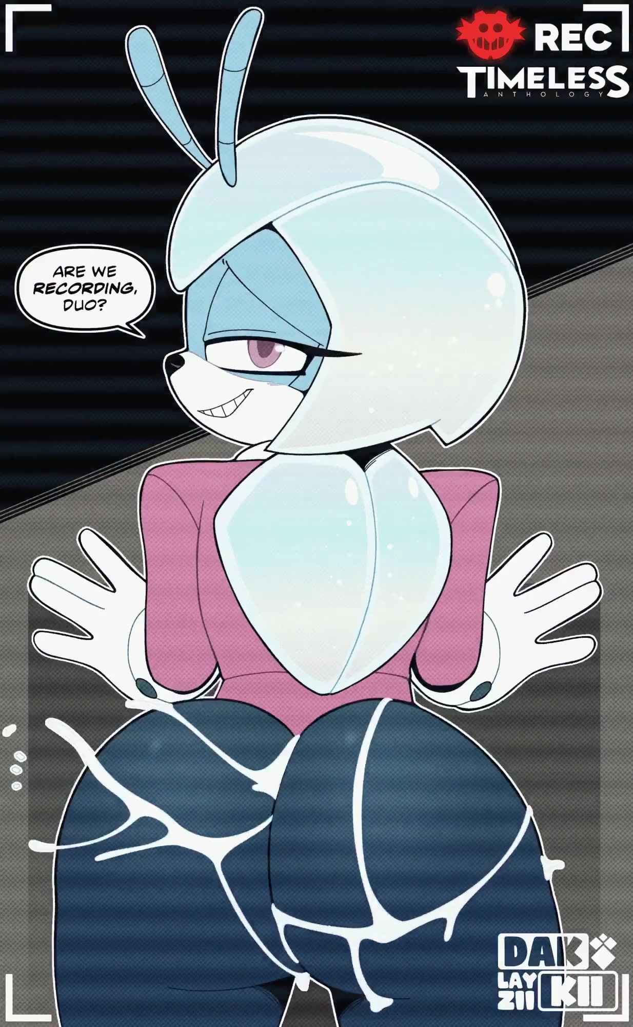 Joyero anal lleno de semen