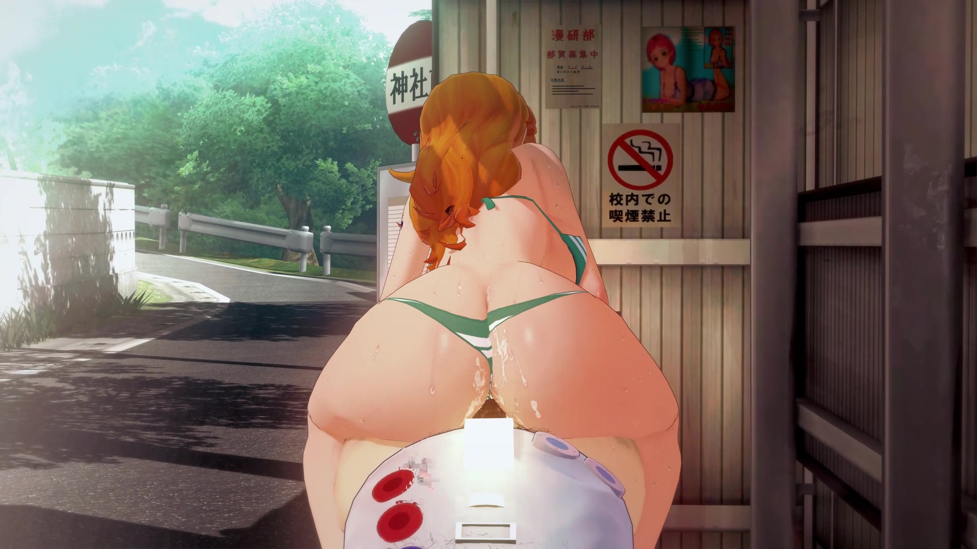 Nami reverse cowgirl