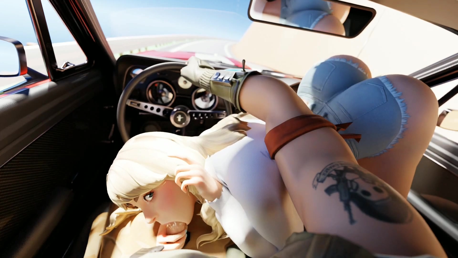 萨布丽娜·卡彭特在jojomingles的车内口交调皮场景