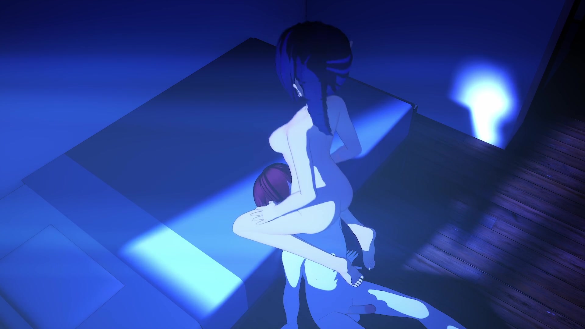 Nächtlicher erotischer besuch einer tentakel-futanari-schulmädchens