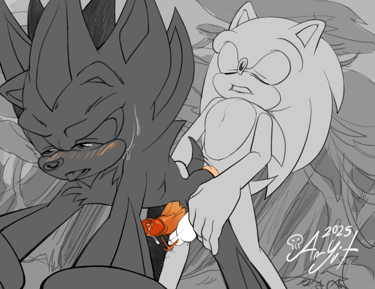 Shadow gets fucked by sonic