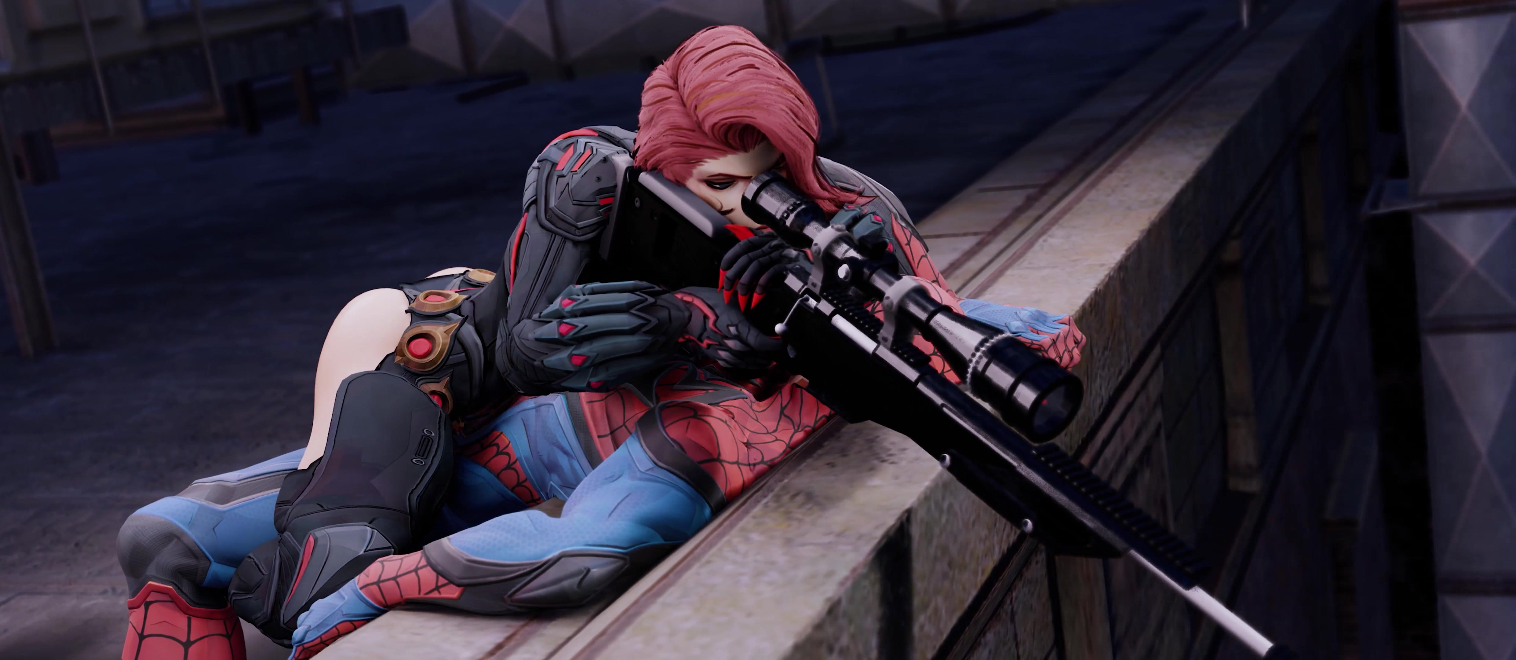 عنكبوتان طالبة فوتا تينتاكل