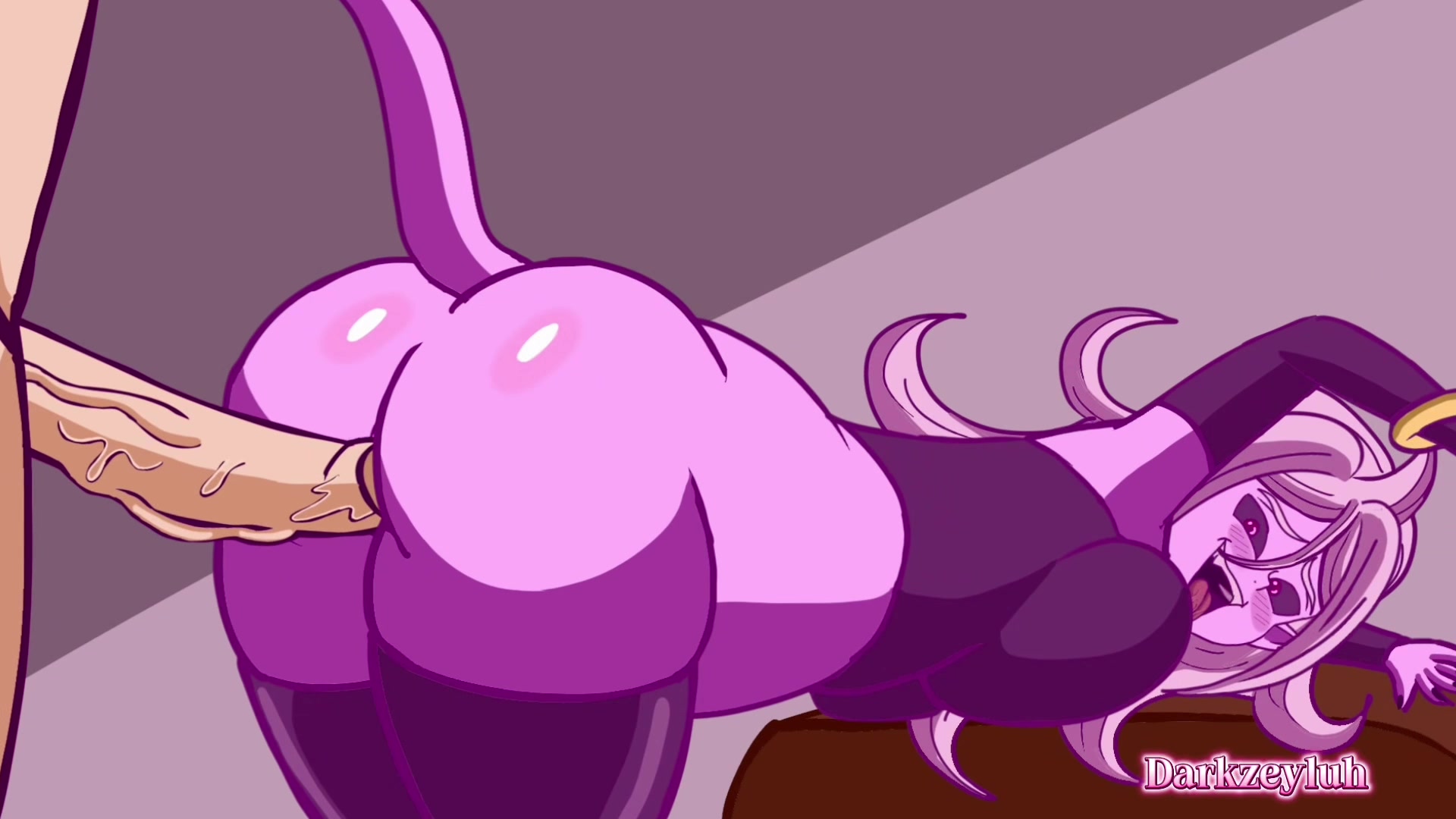 Android 21 toma fotos traviesas por detrás