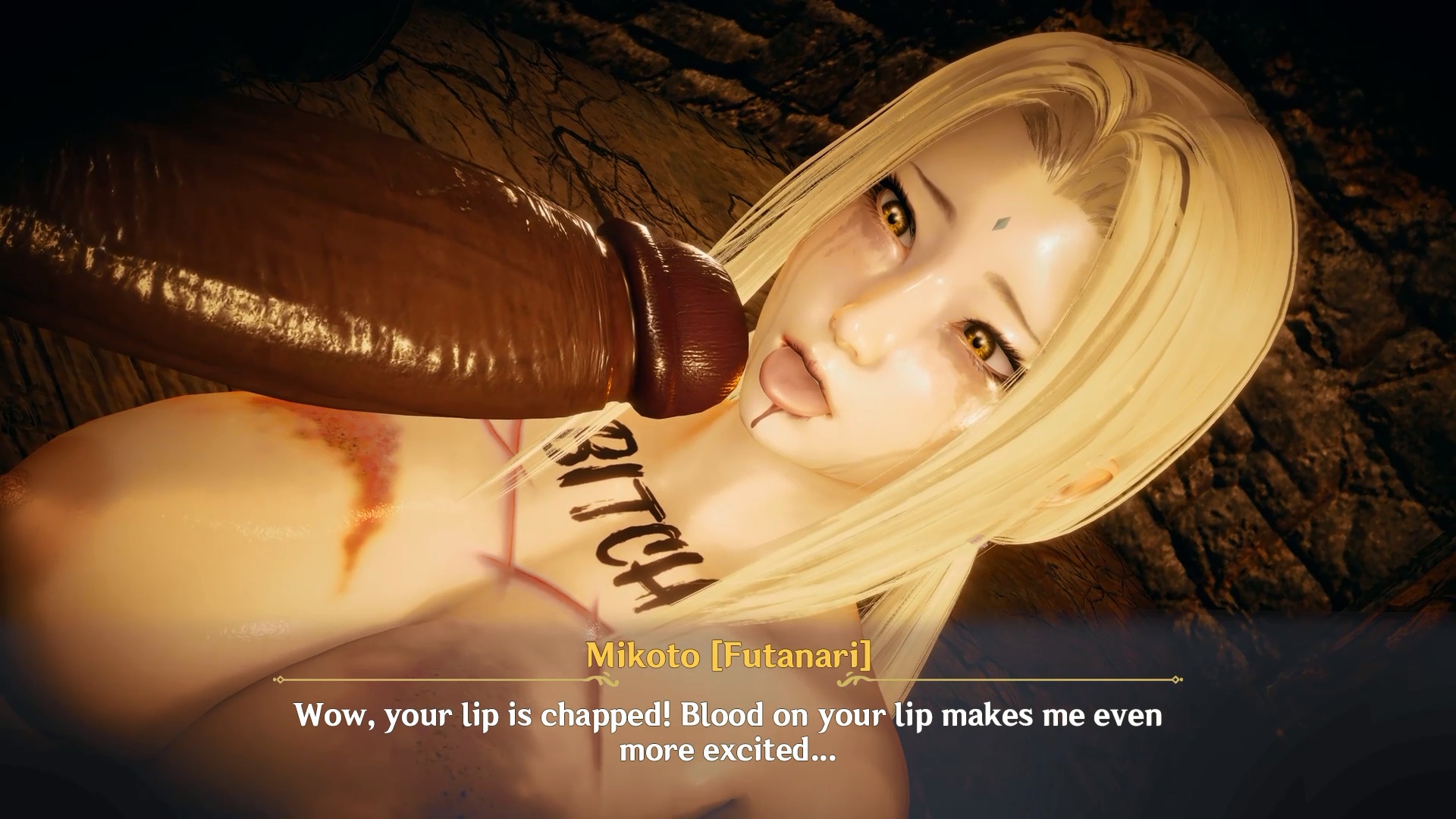 تسونادي محاصرة في محنة حارة من المخلوقات المجنونة فوتا إيتشي