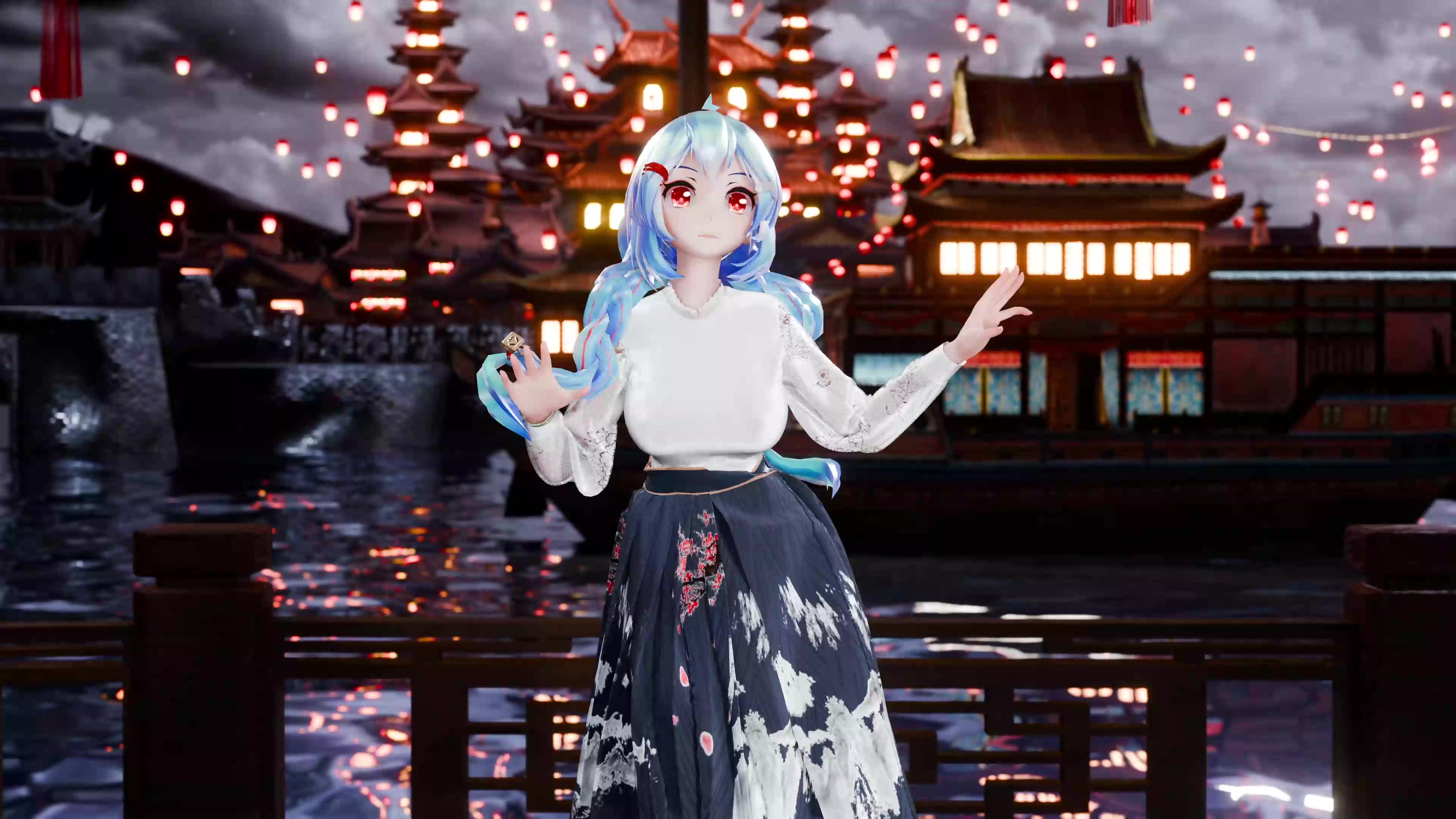 Renjianwanduohong: colegiala tentáculo futanari cachonda