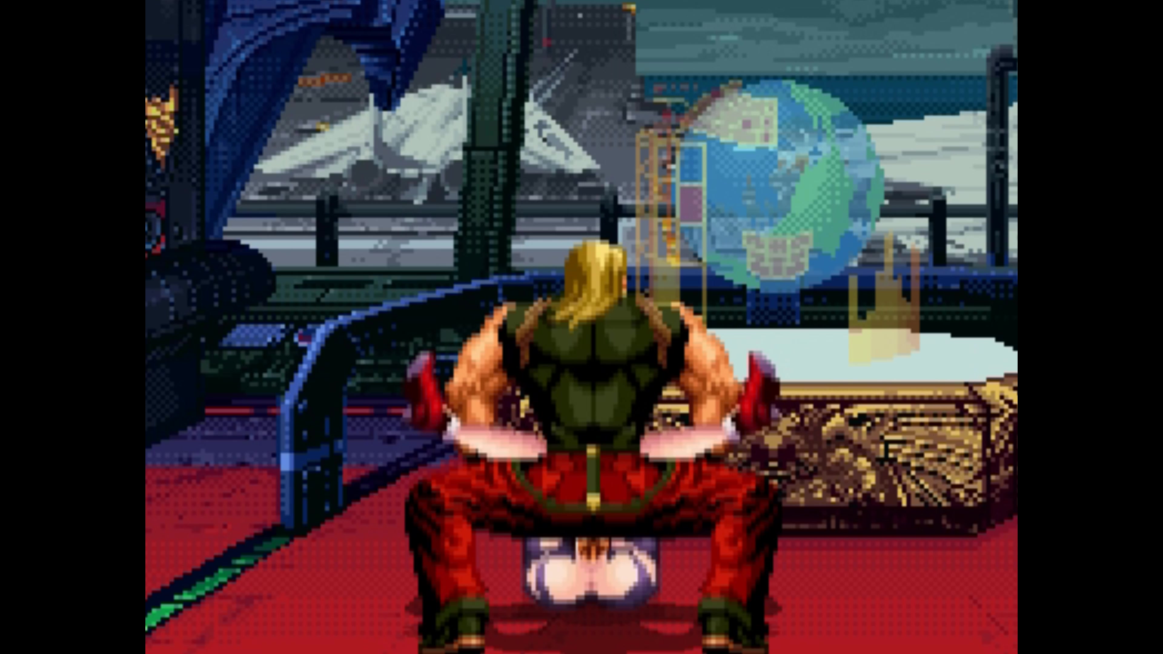 Athena asamiya fights rugal bernstein