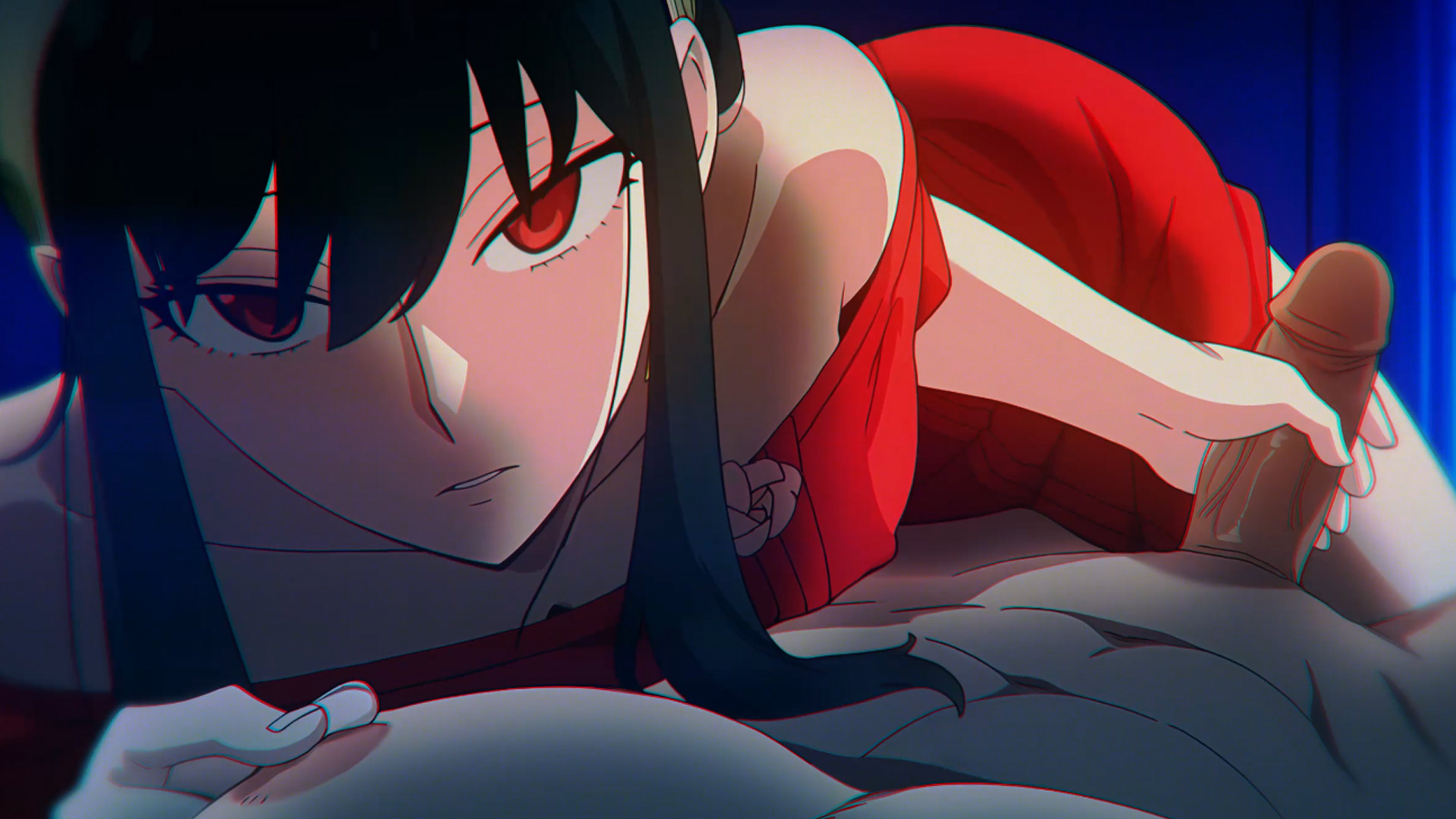 Spy x семья: ночная шалость йор с рукой