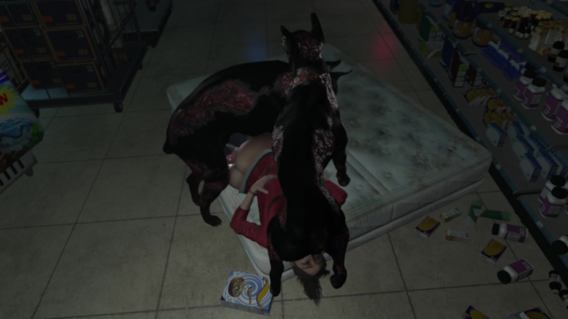 クレアのdarktronicksfm触手ふた女子校生エッチ