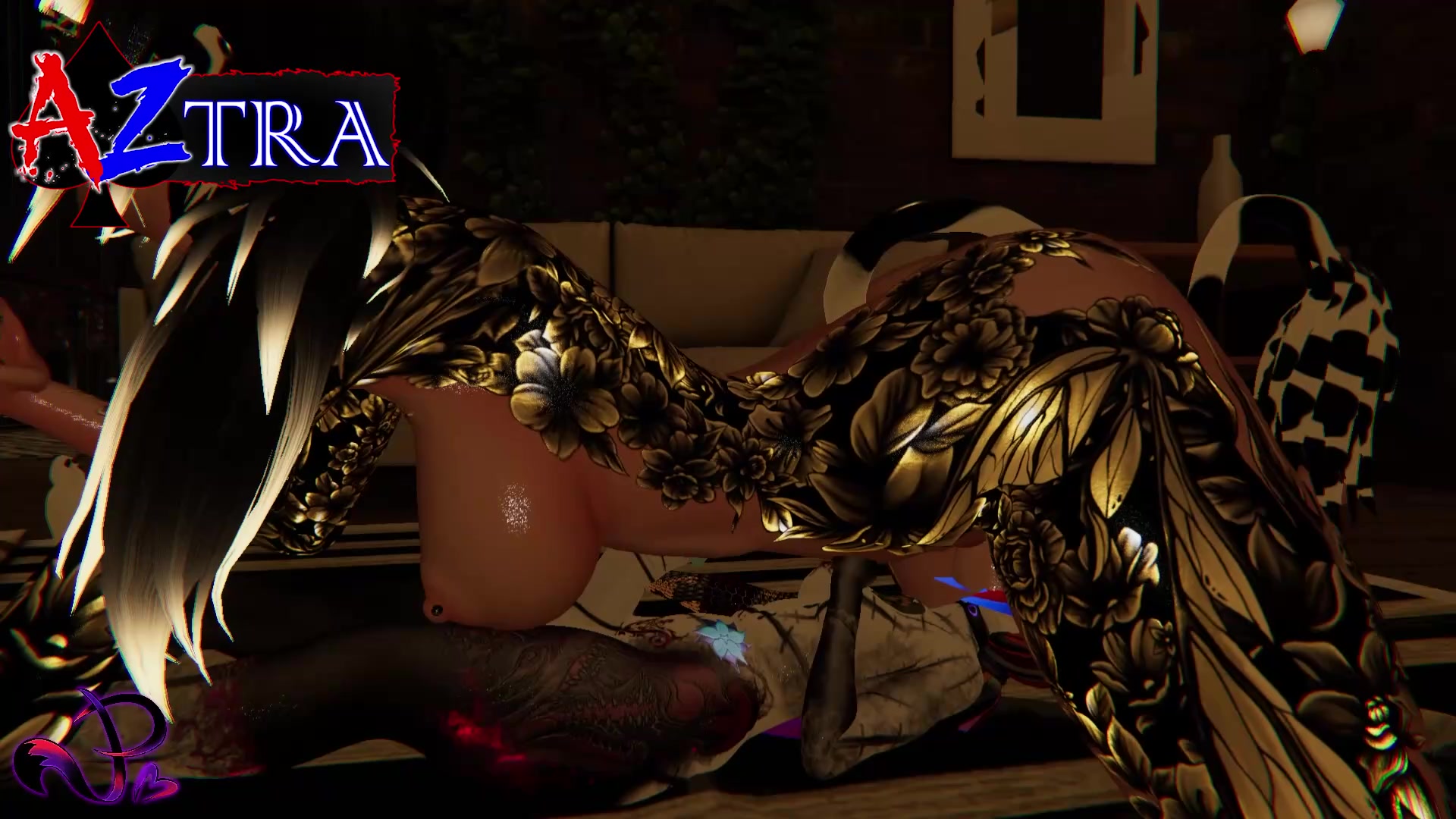 गहन चुसाई गैग और चूसने की आवाज़ें