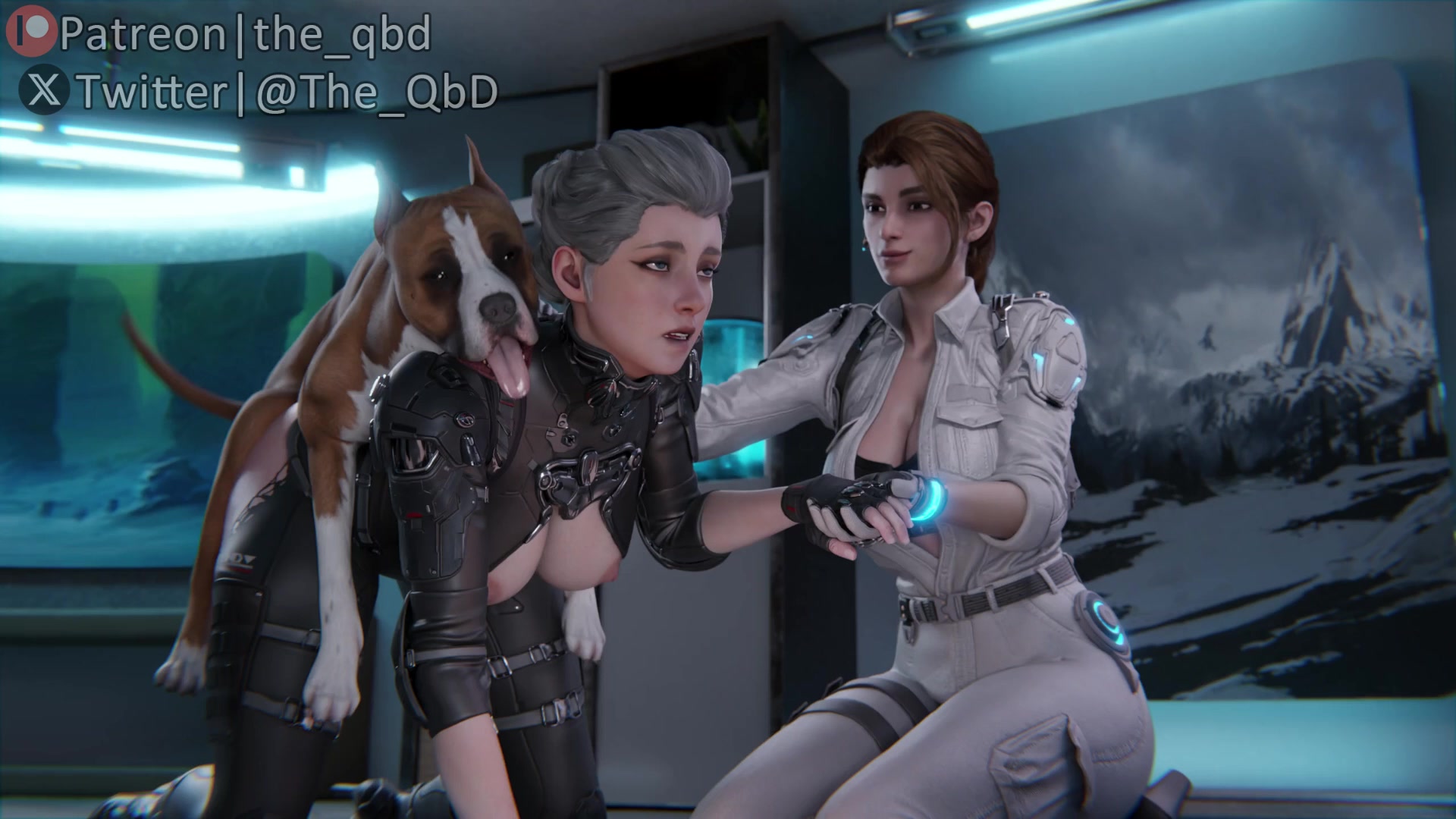 Ines & hailey ecchi futanari tentacle fun