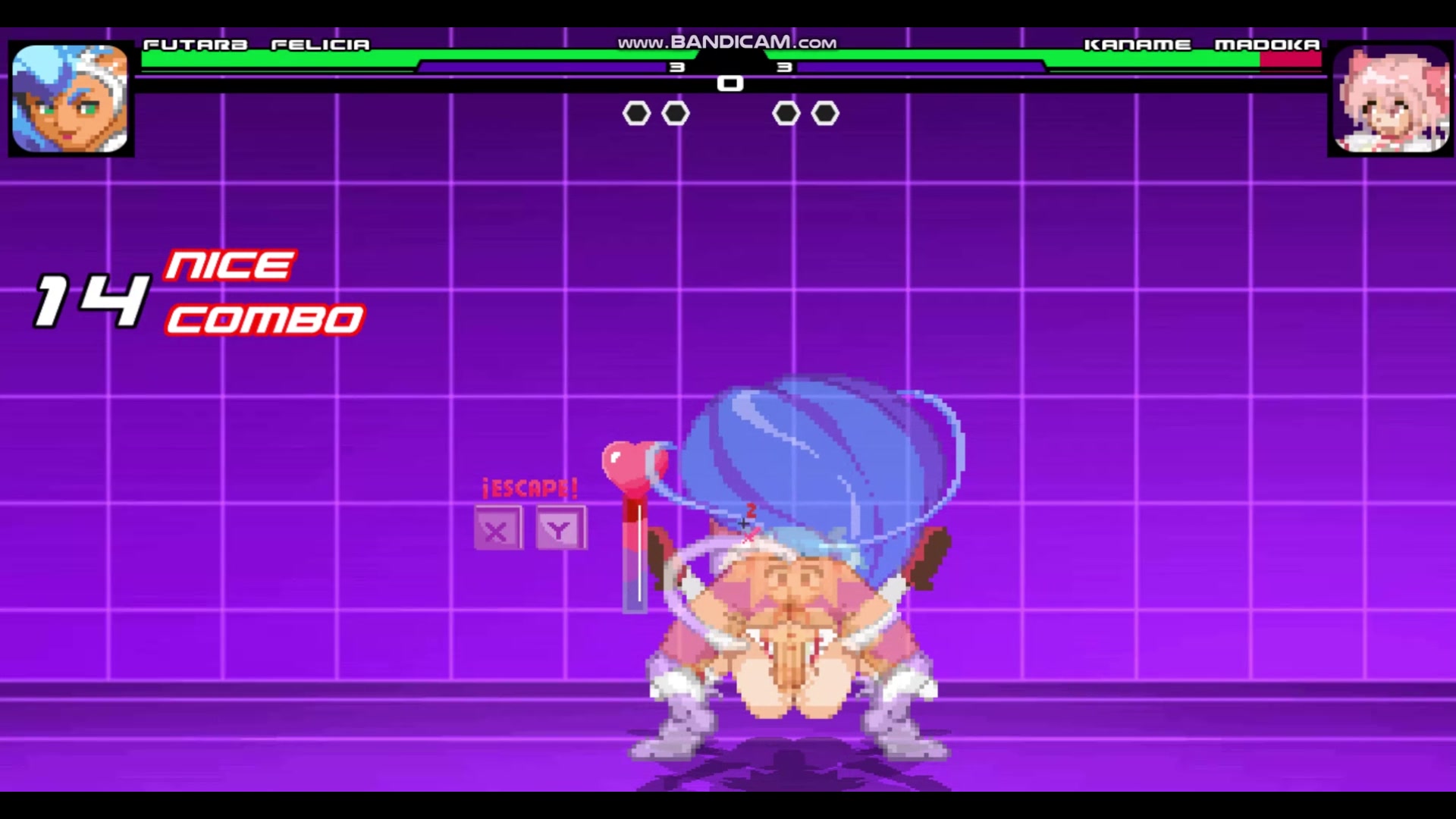 अनंत माडोका मेटिंग प्रेस टेंटाकल फूटानारी के साथ परीक्षण