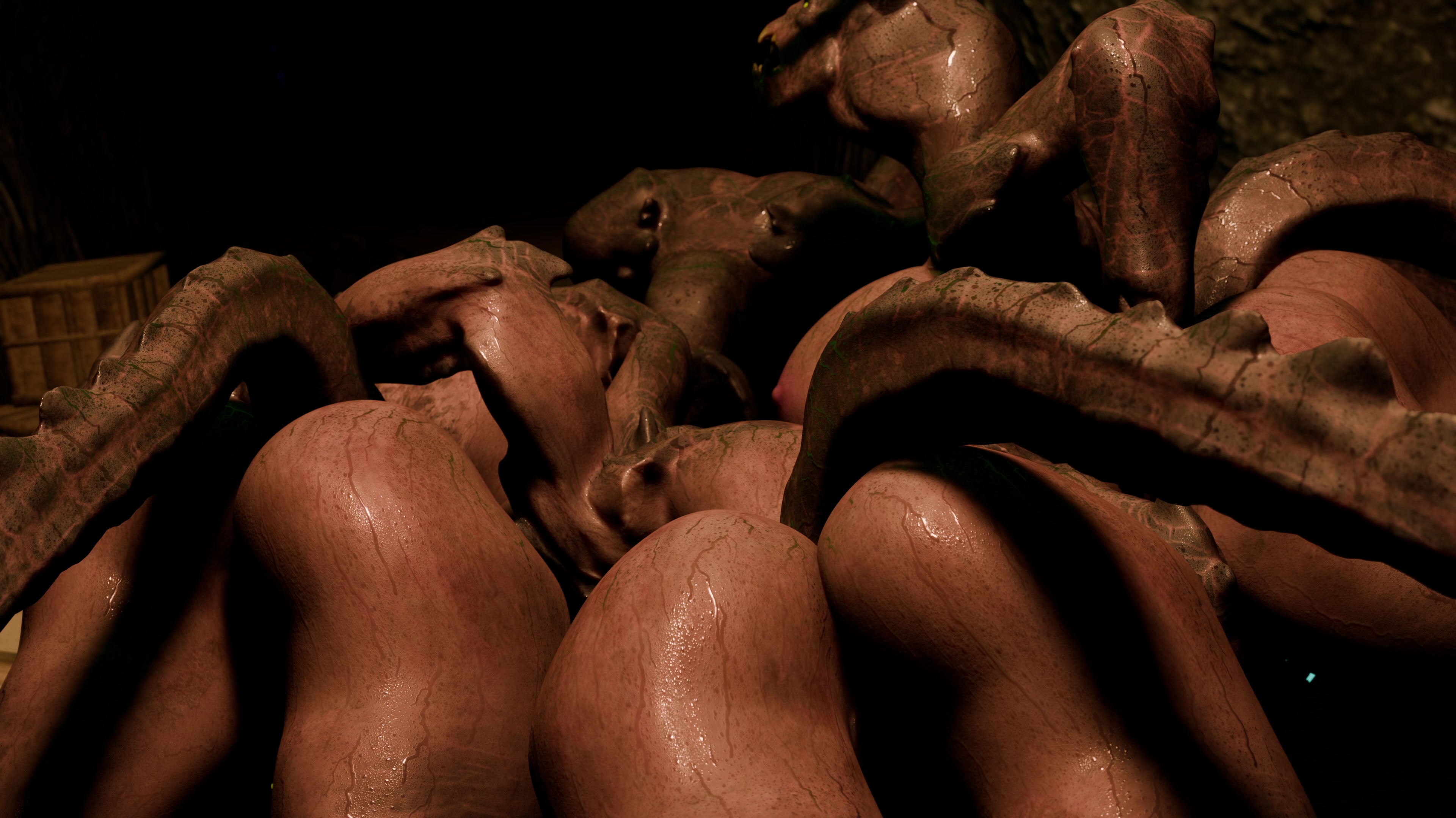 4kデスクロウ洞窟がmildmeatを引きずる