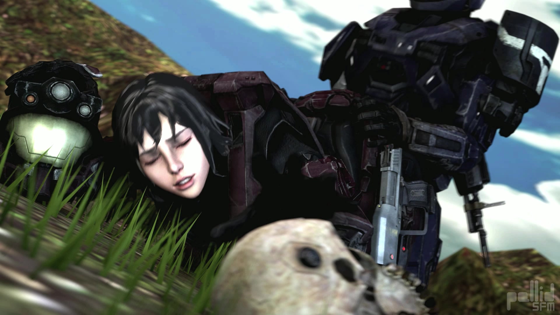 蘇った変態触手ふた女子校生エッチ